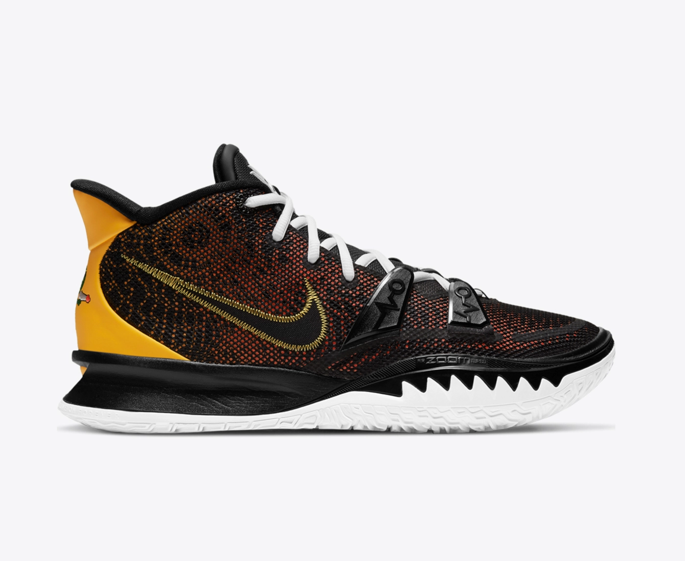 kyrie 7 black and gold