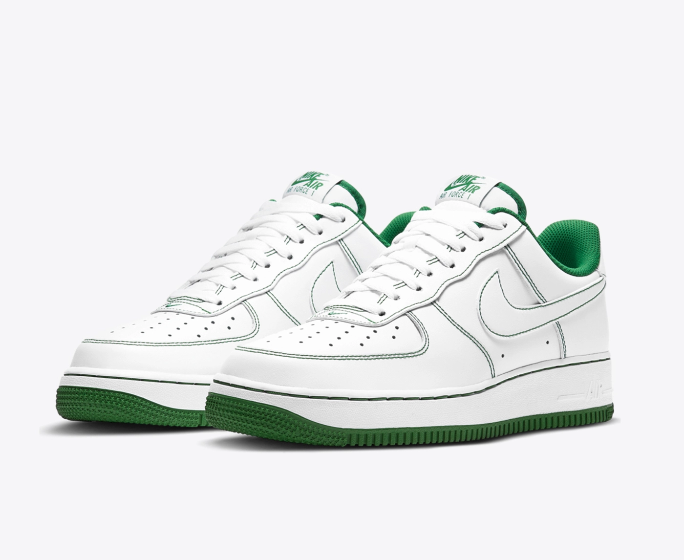 nike air force 1 pine green mean green