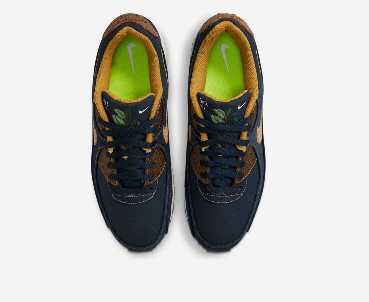 nike air max 90 trainers se mtz2 coconut milk wheat obsidian white