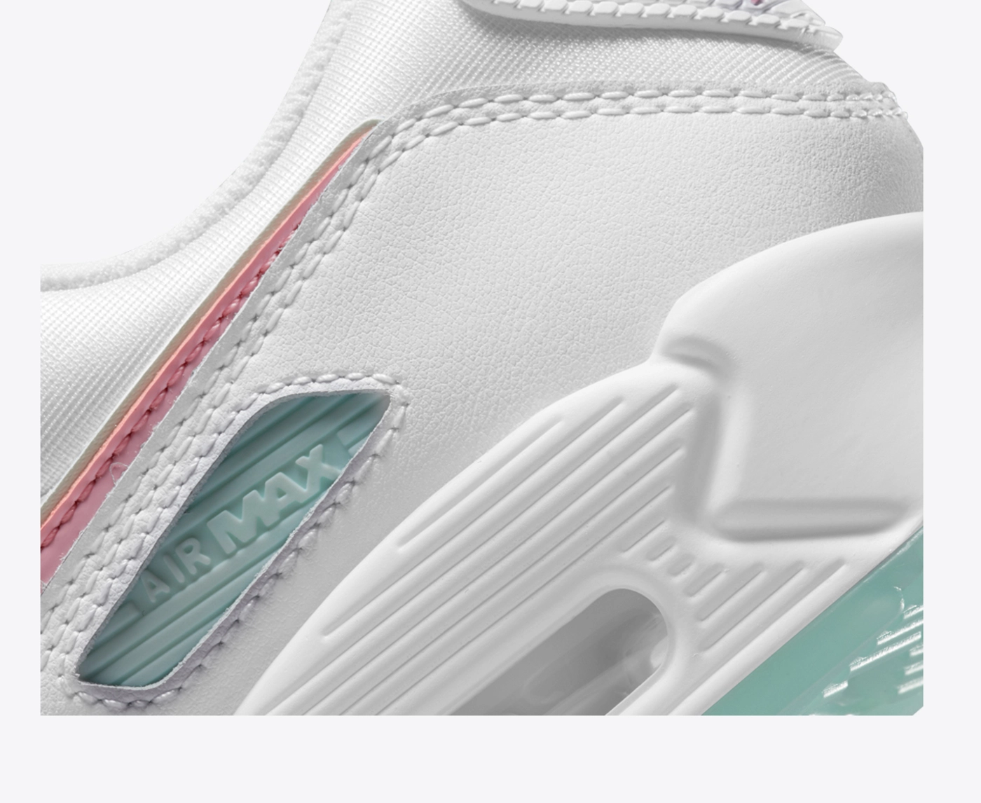 nike air max 90 trainers white arctic punch barely green