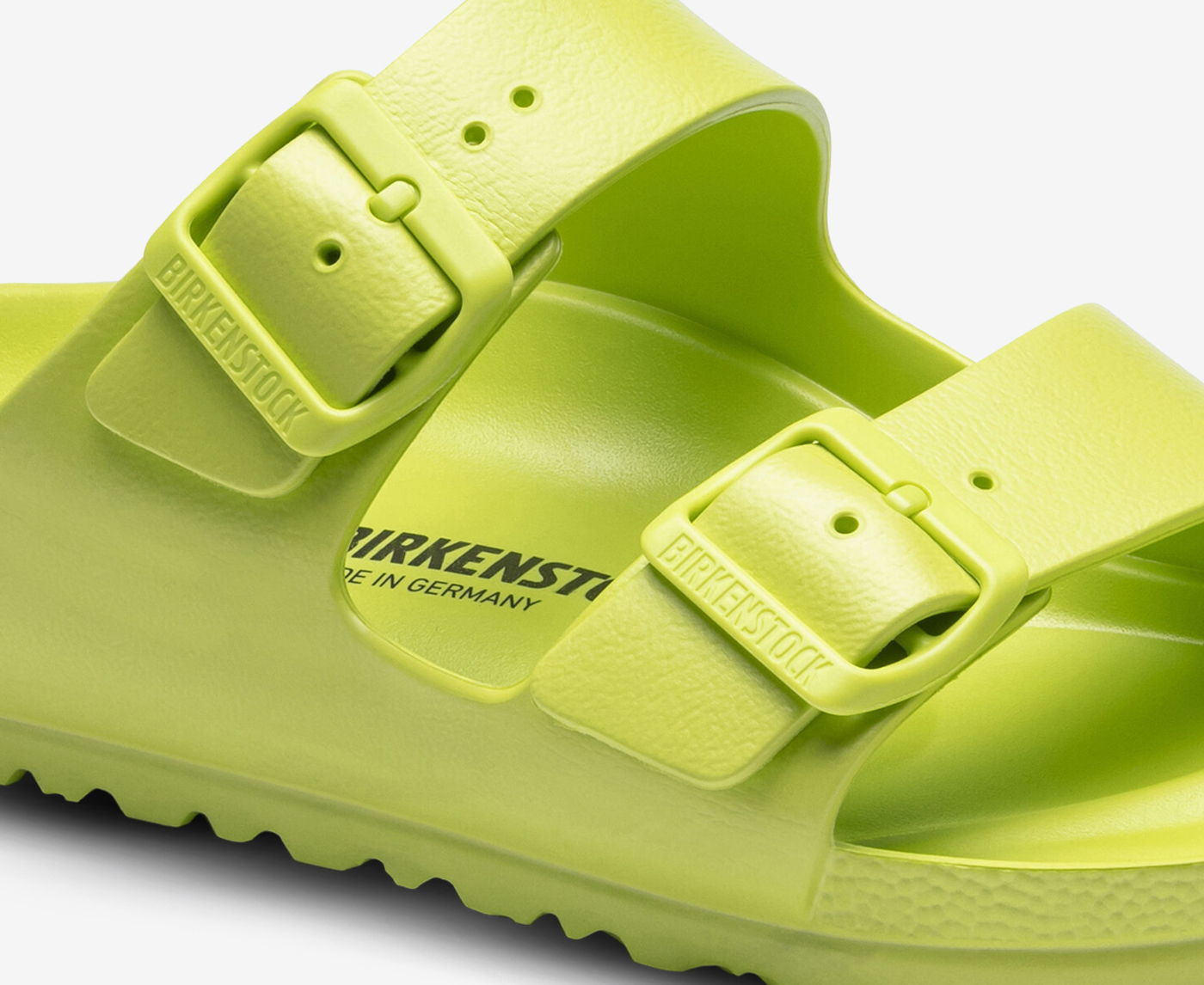 Lime store green birkenstock