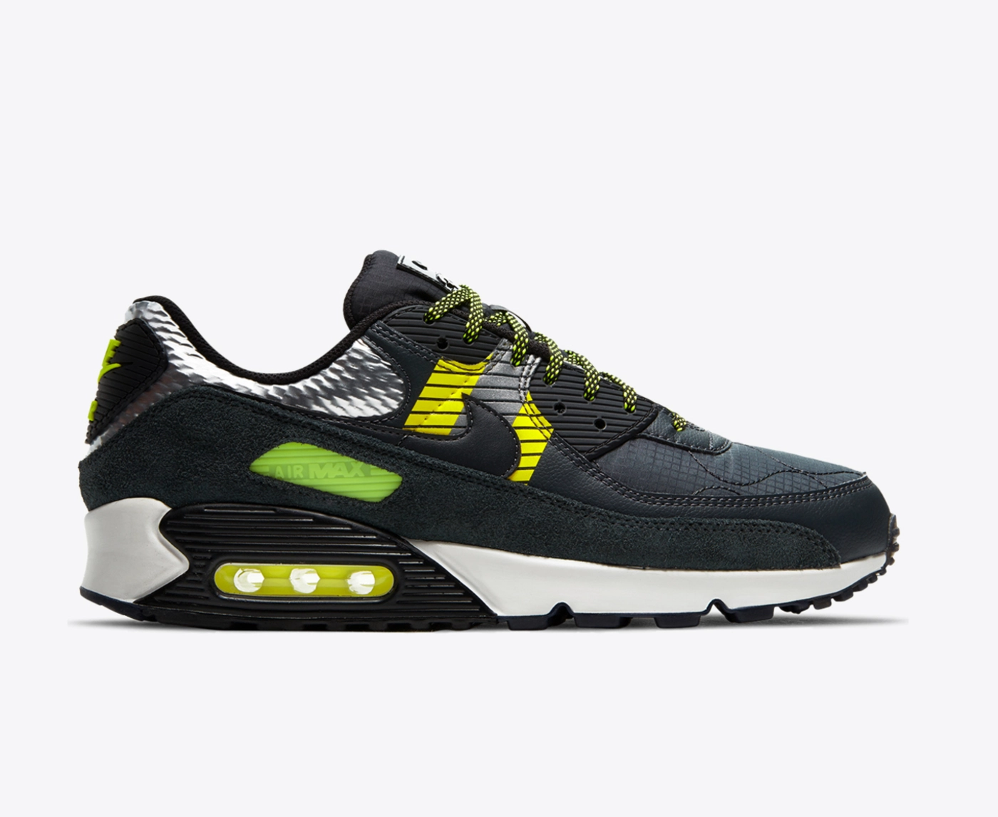 air force 1 black green pink