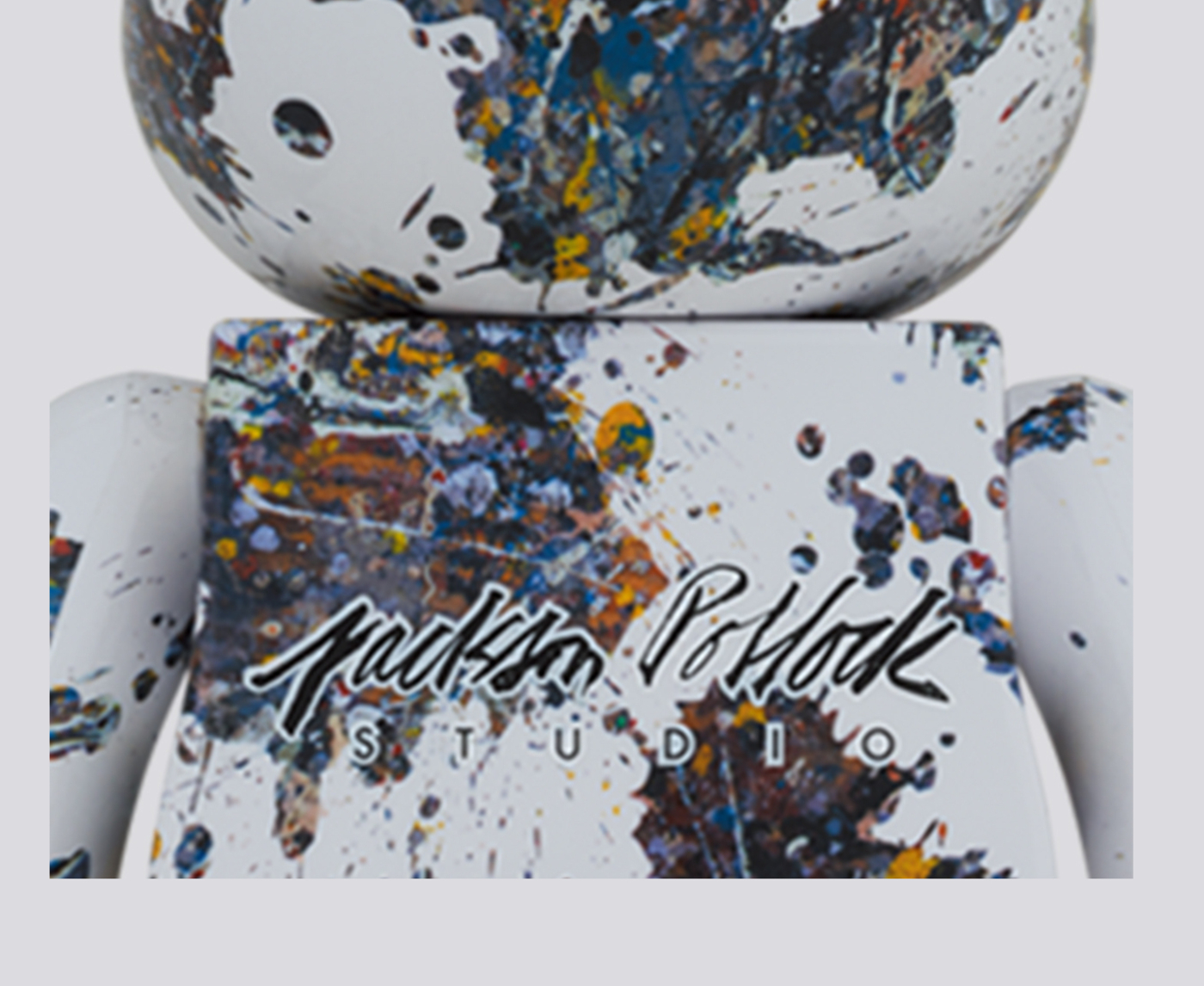 Bearbrick - BeRbrick Jackson Pollock Studio Splash 1000 - VegNonVeg