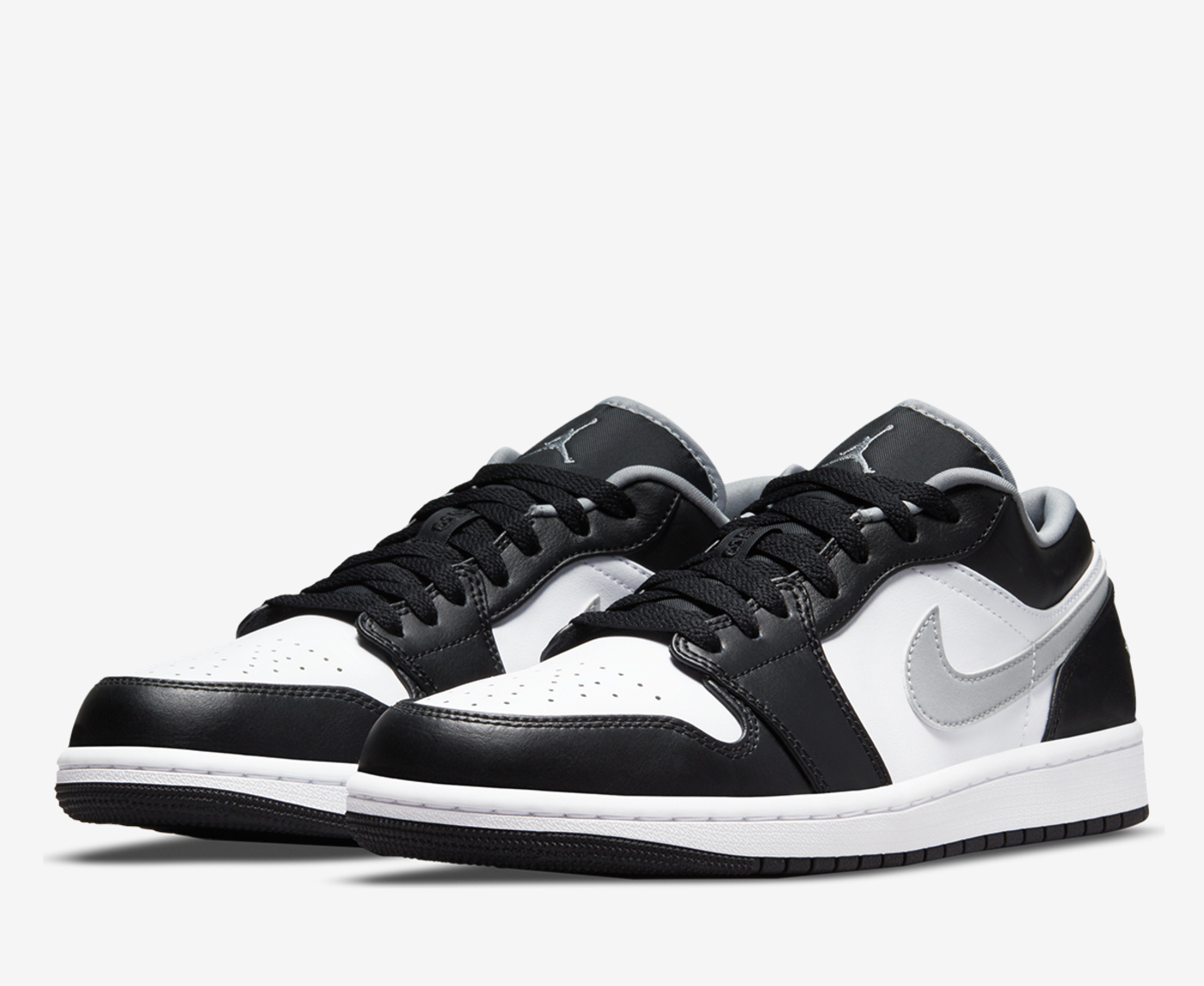 Air Jordan 1 Low Black White Particle Grey