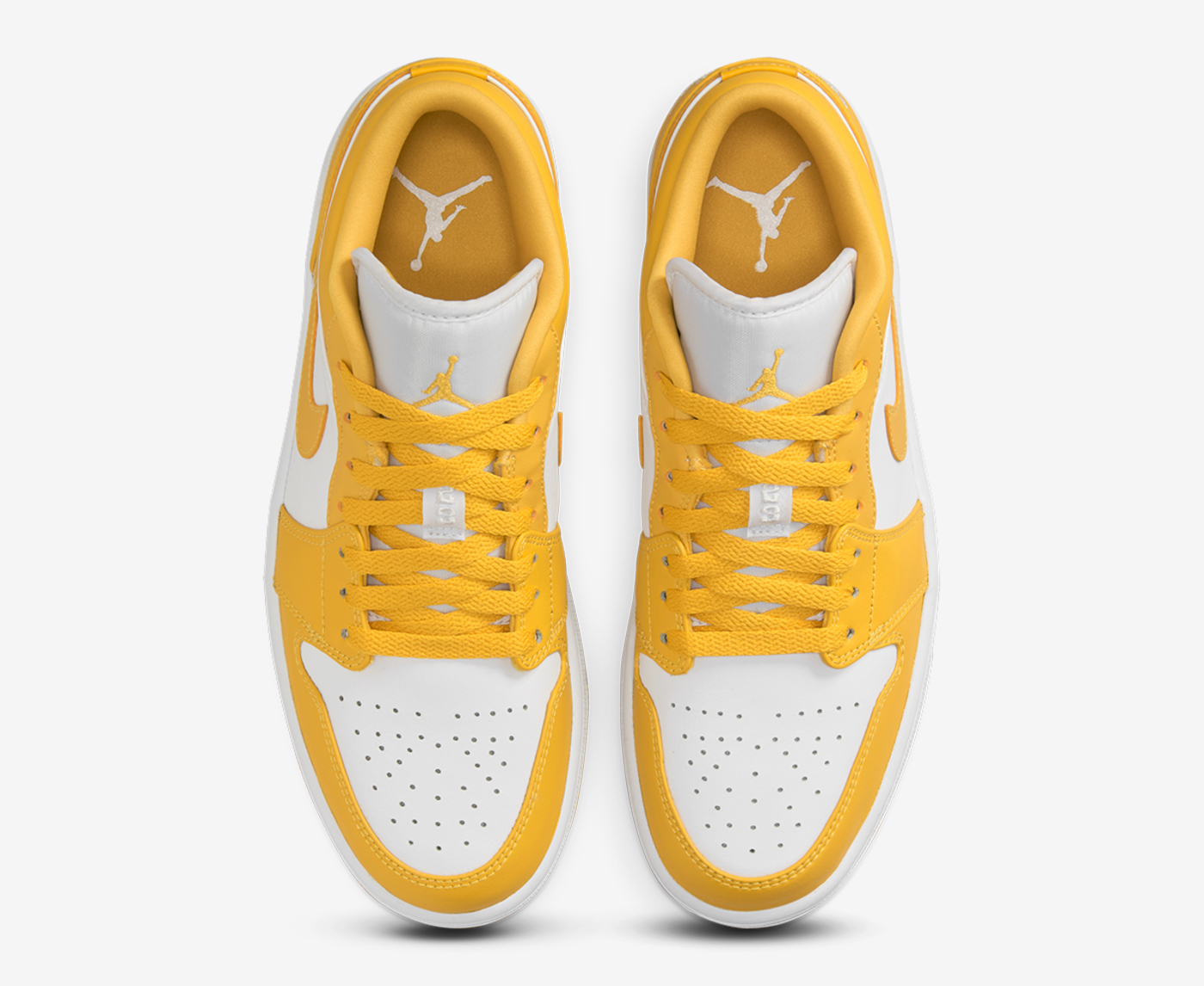 Jordan - AIR JORDAN 1 LOW 'WHITE/POLLEN' - VegNonVeg