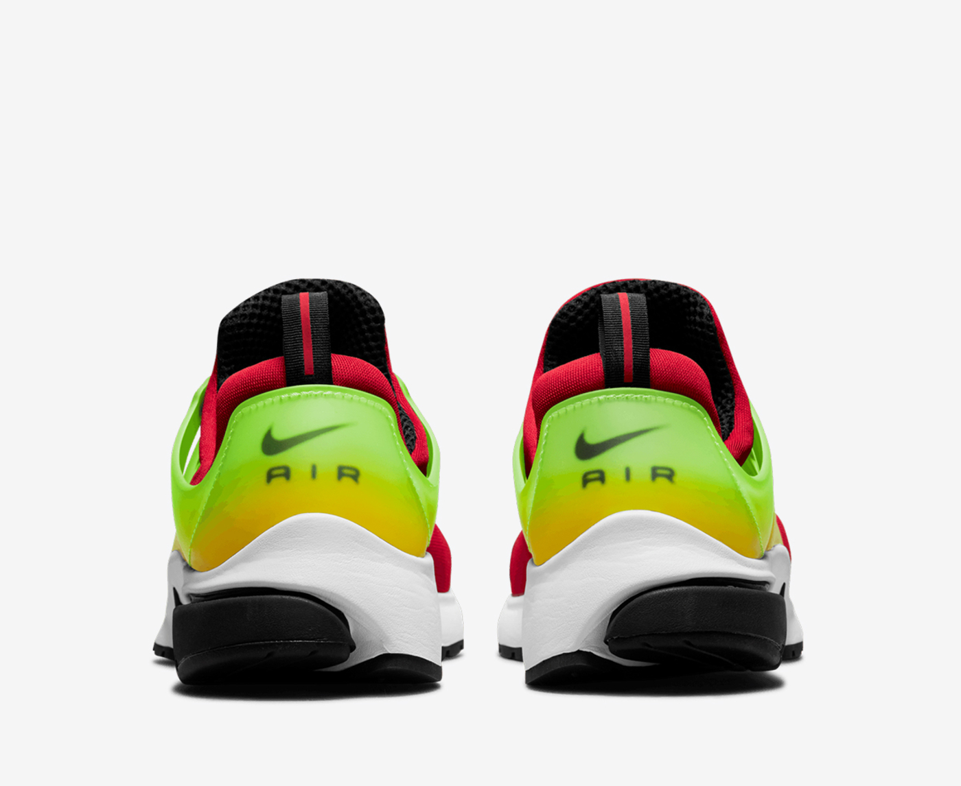 Nike presto black sales yellow