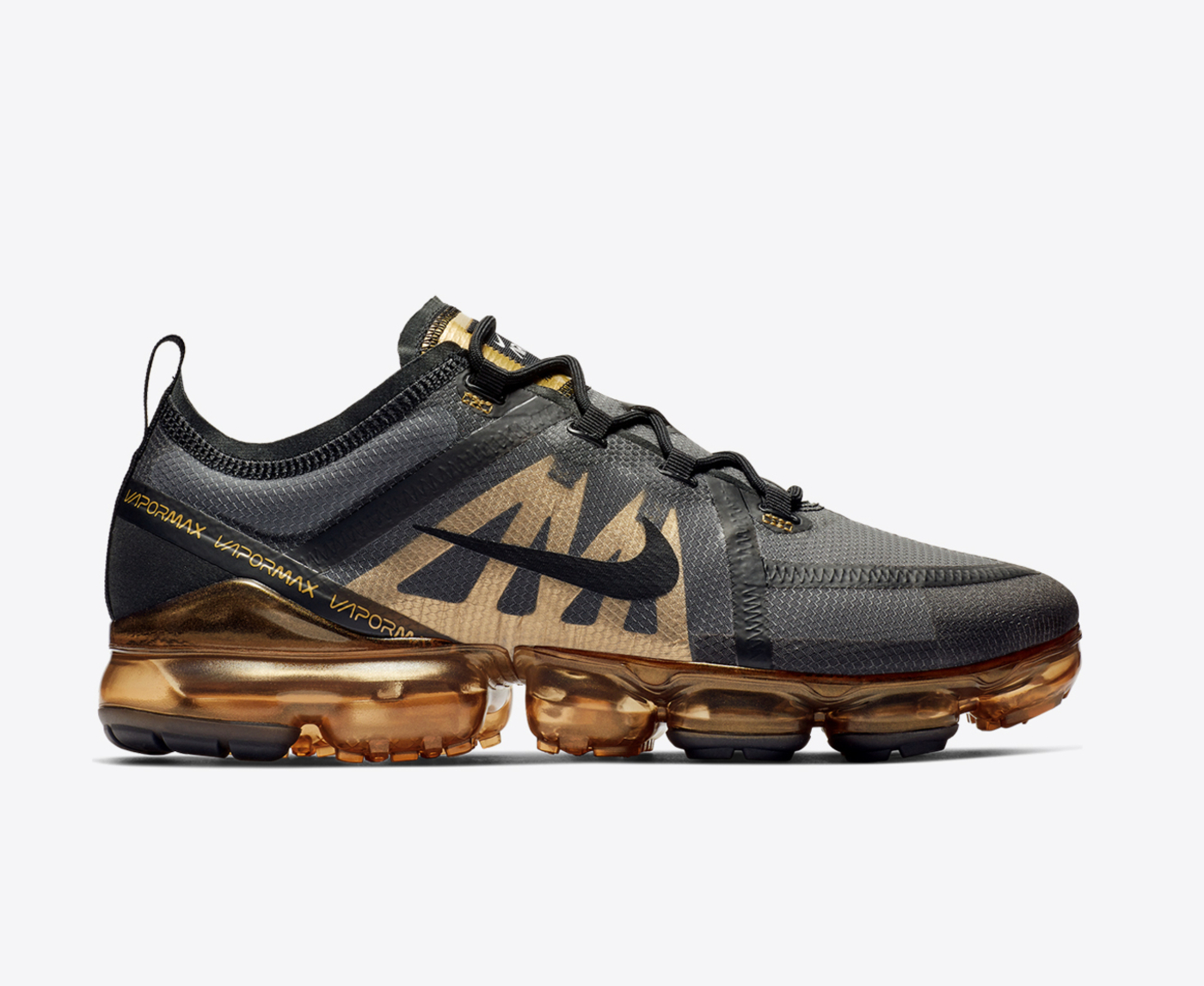 Nike Air VaporMax 2019 Black Gold shoes size 10.5 Nike - 1 - VegNonVeg main image 3