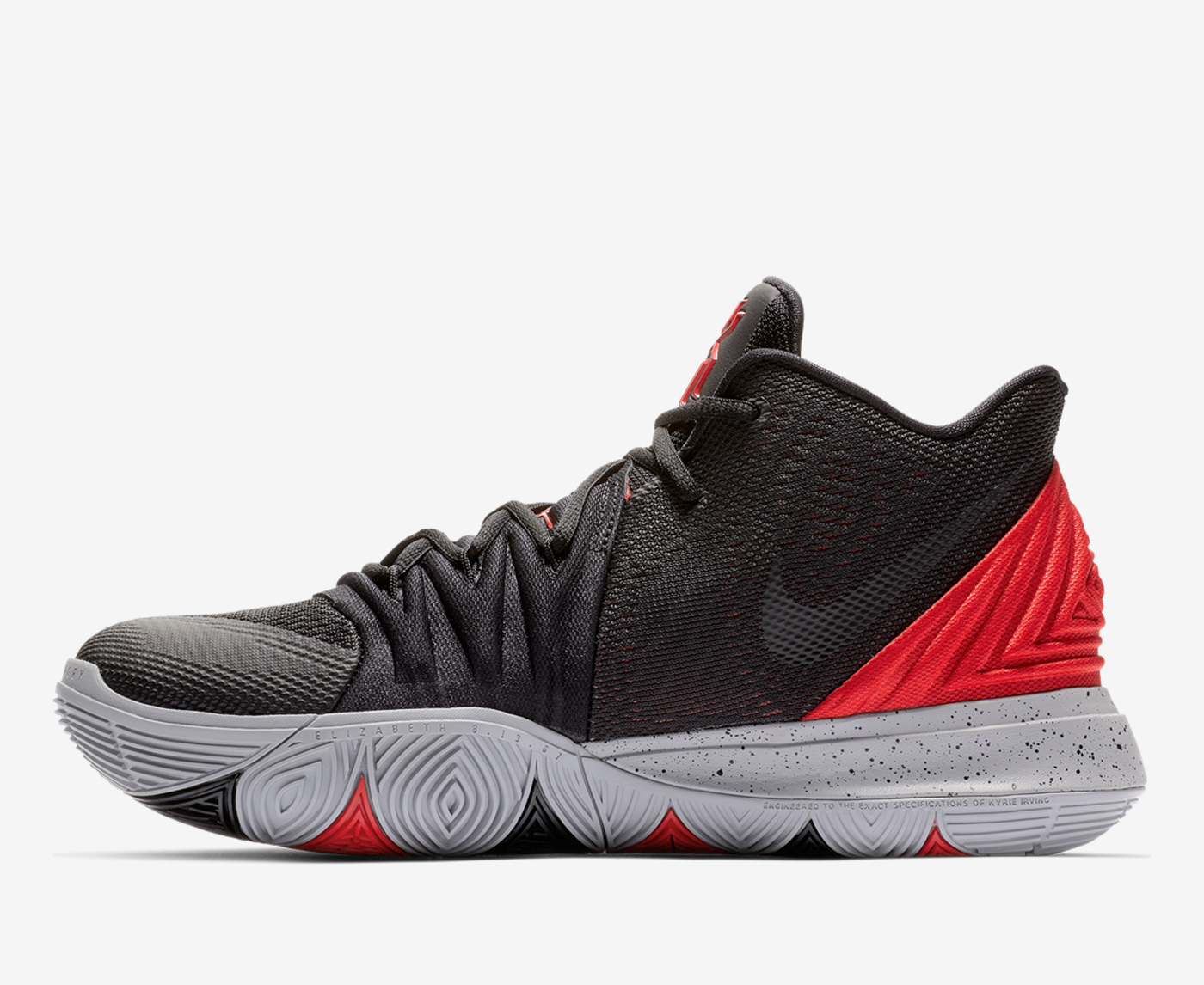 Kyrie 5 sale red black