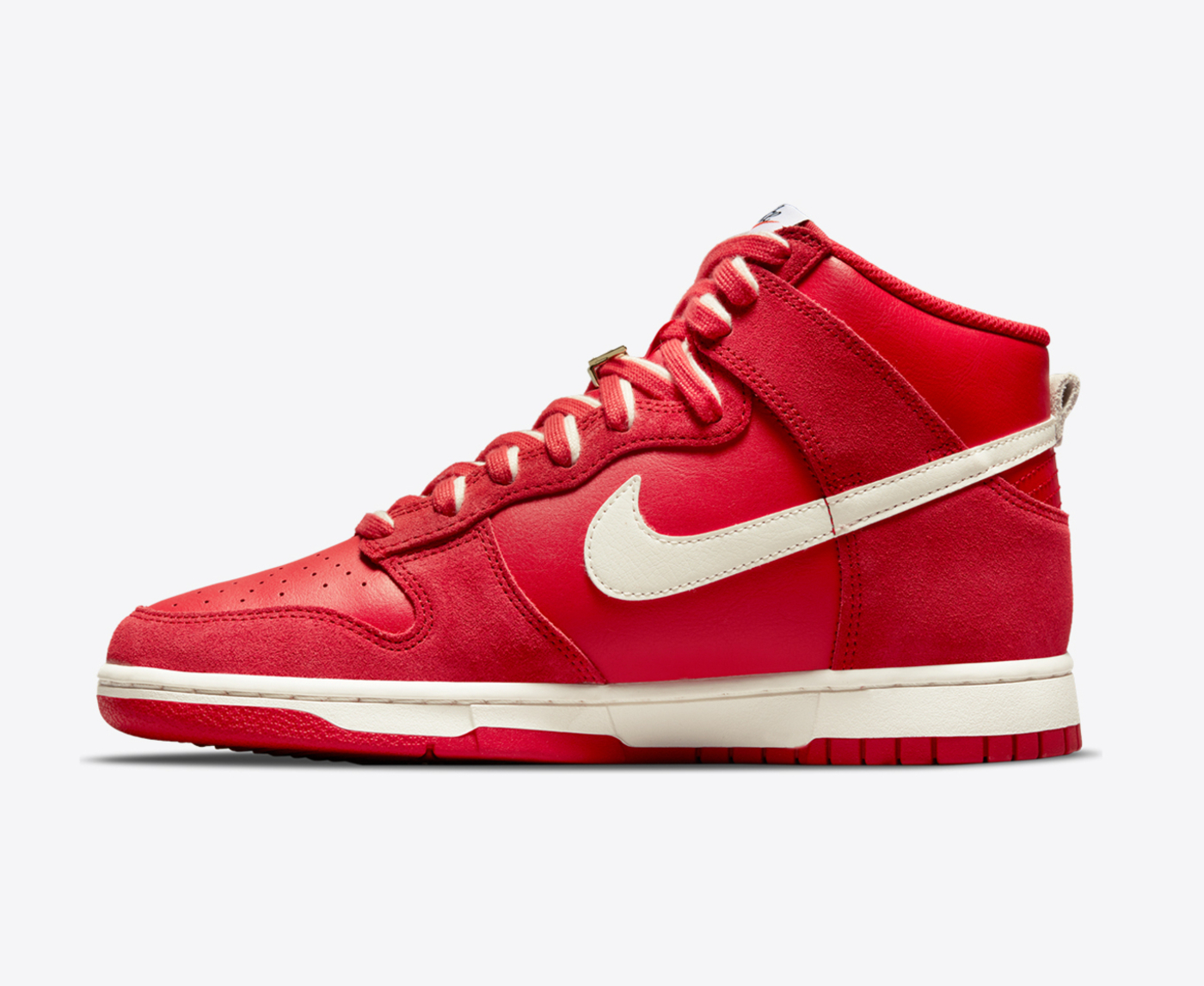 Nike dunk hot sale hi red