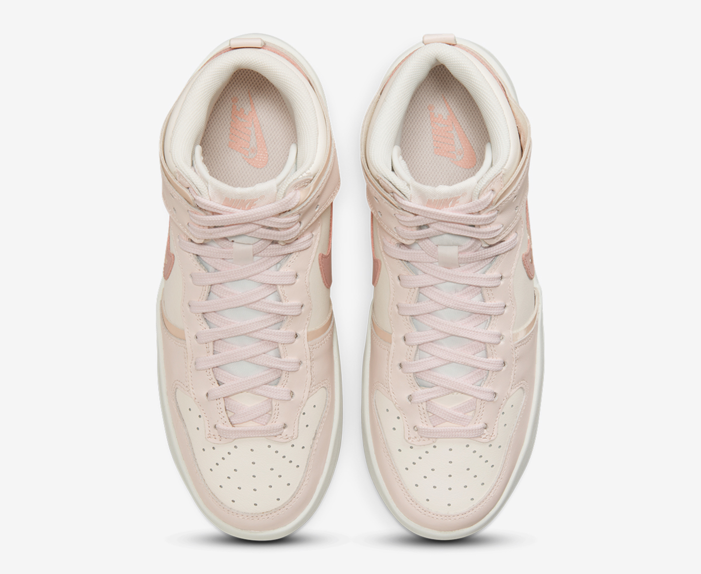 WMNS NIKE DUNK HIGH UP 'SAIL/PINK OXFORD/LIGHT SOFT