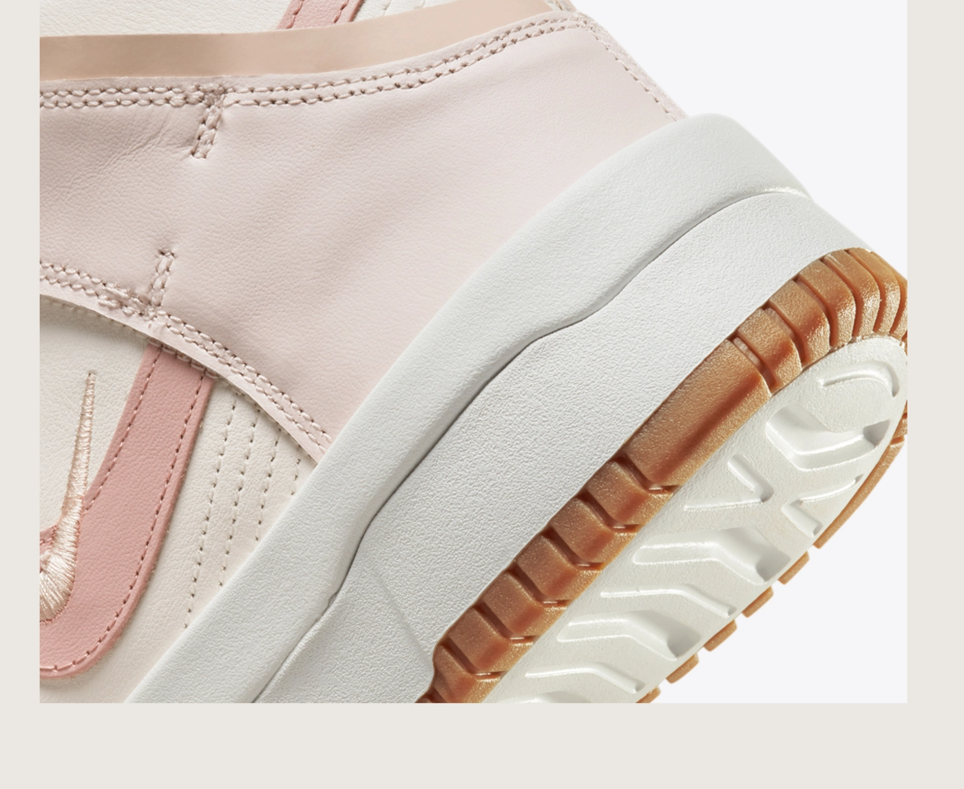 nike dunk high up pink