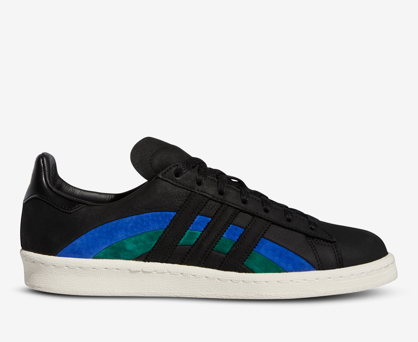 Adidas Originals - X Book Works CAMPUS 80 'CBLACK/BOBLUE/CGREEN' - VegNonVeg