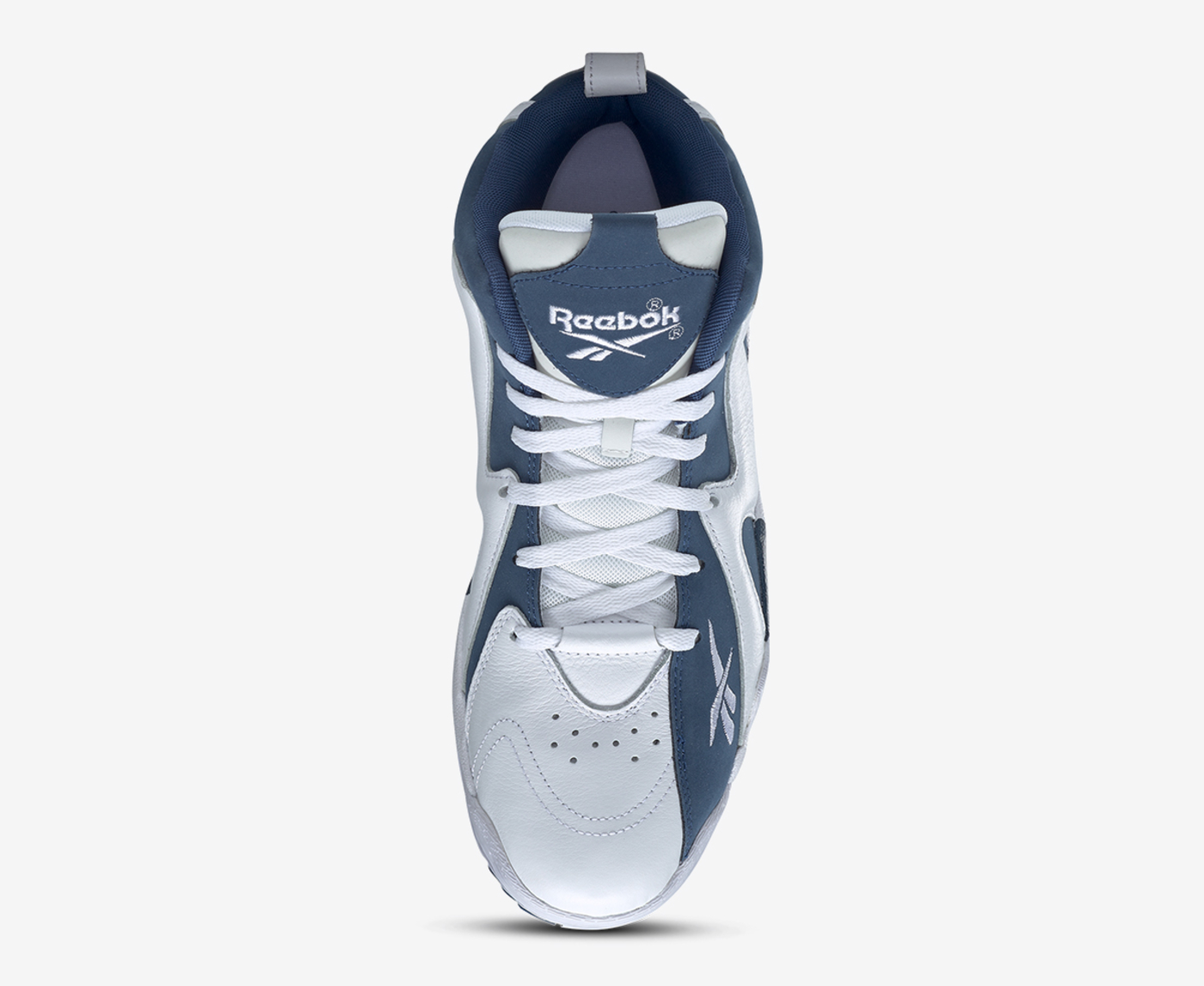 Reebok Men's Kamikaze II Basketball Shoes - Ftwr White / Batik Blue