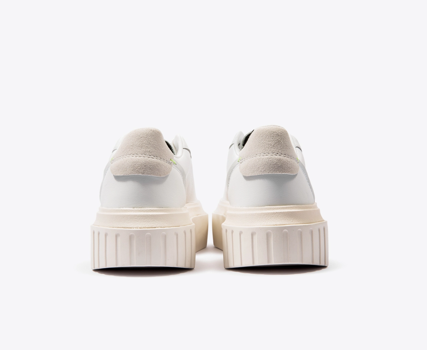 adidas gazelle silver green womens Adidas Sleek Platform Shoes in Cloud White – Shentonista by UNIFORM PTE LTD main image 1
