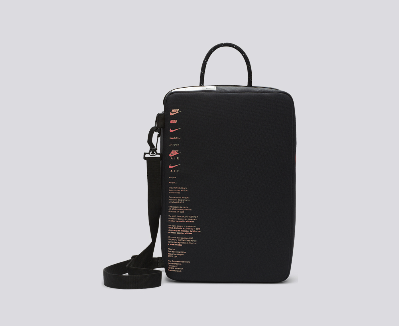 Nike - NK SHOE BOX BAG LRG SWOOSHTRAX 'BLACK/BLACK/WHITE' - VegNonVeg