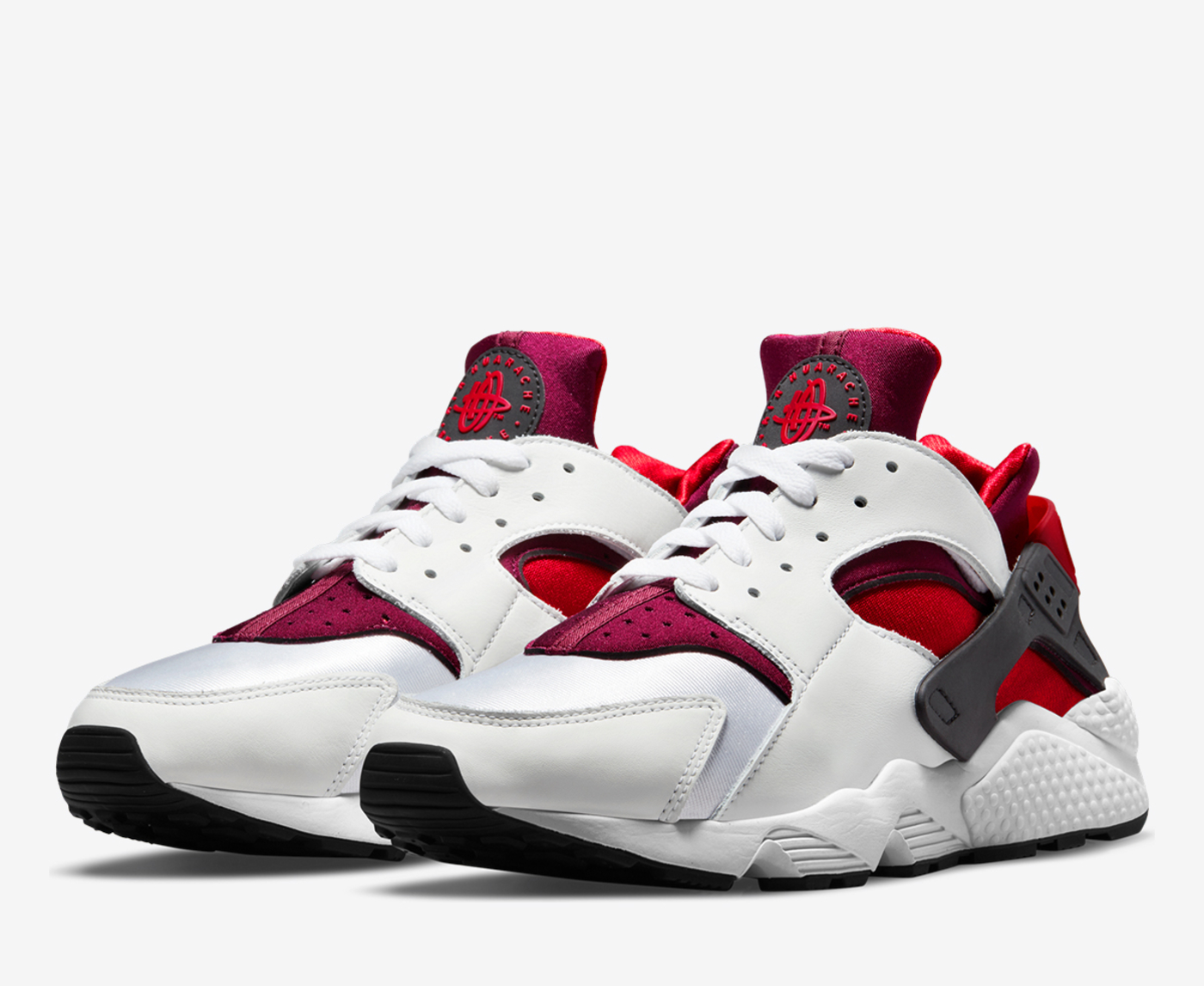 Nike huarache cheap red black white