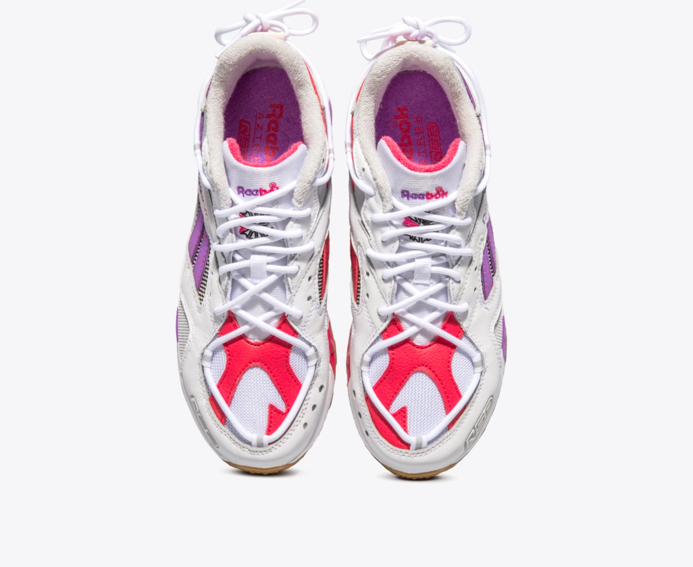 REEBOK - AZTREK R58 'WHITE/SKULL GREY/GUAVA PUNCH' - VegNonVeg