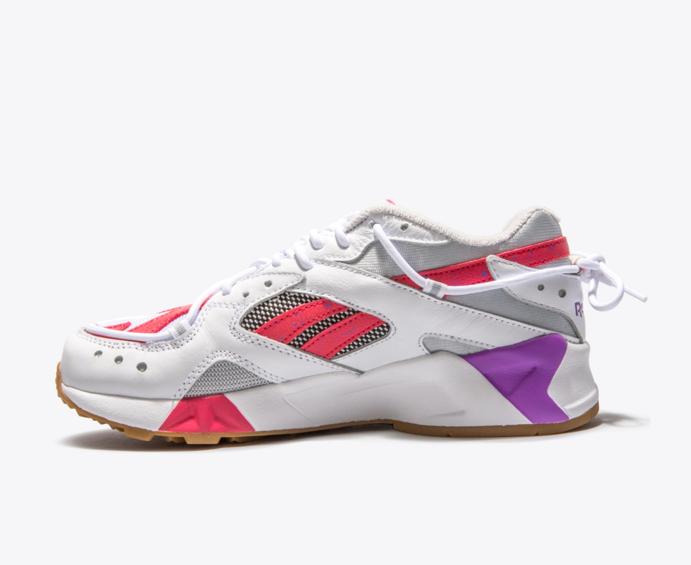 REEBOK - AZTREK R58 'WHITE/SKULL GREY/GUAVA PUNCH' - VegNonVeg