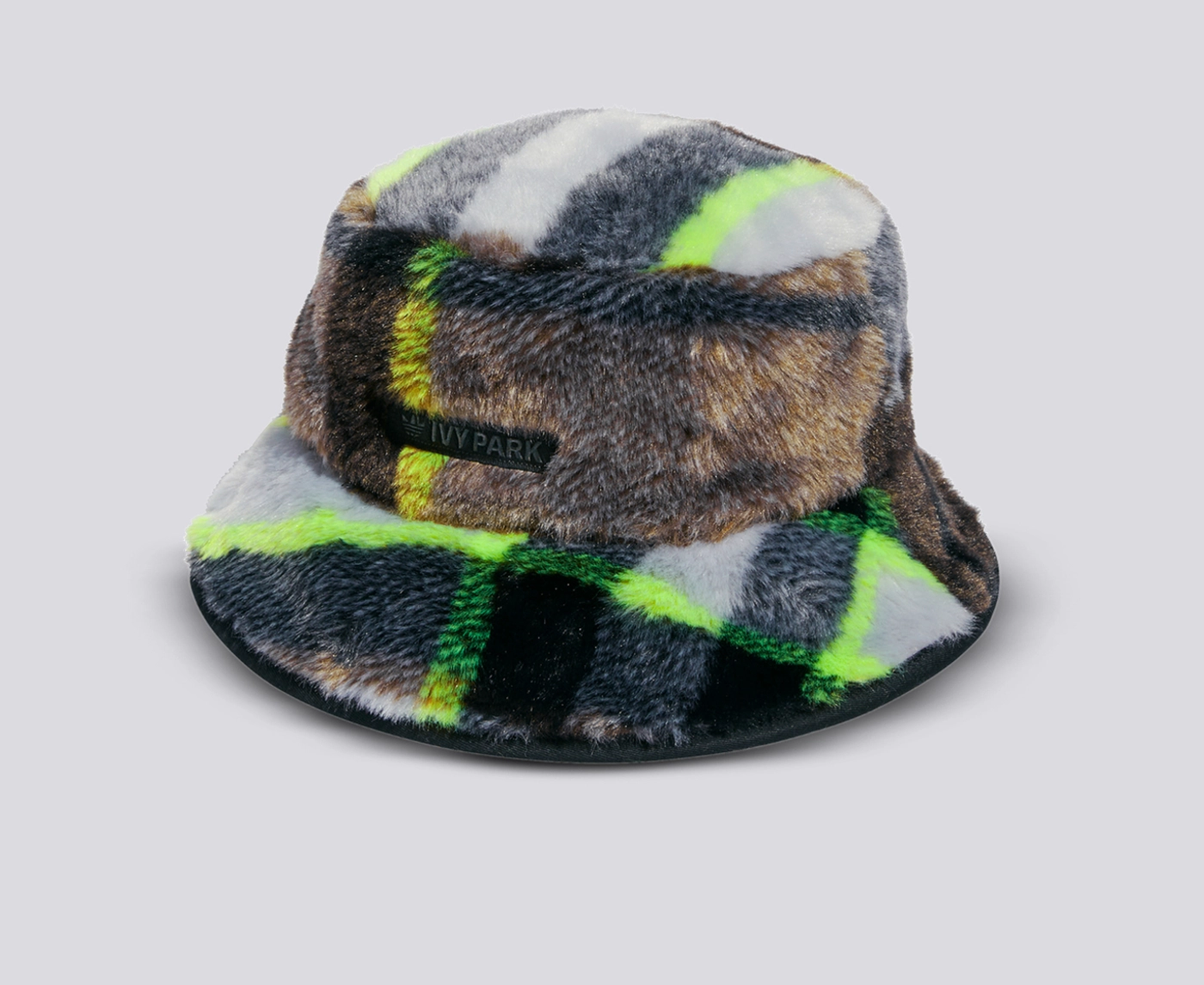 IVY PARK REVERSIBLE BUCKET HAT (WILD PINE/SOLID GREY/BLACK/SOLAR GREEN Adidas Originals - Ivp Rvrs Buckt - VegNonVeg main image 3