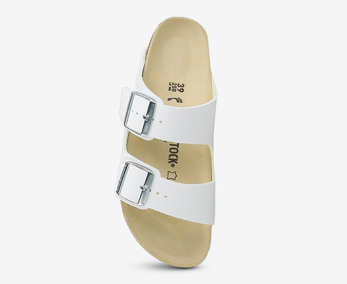 Off brand white online birkenstocks