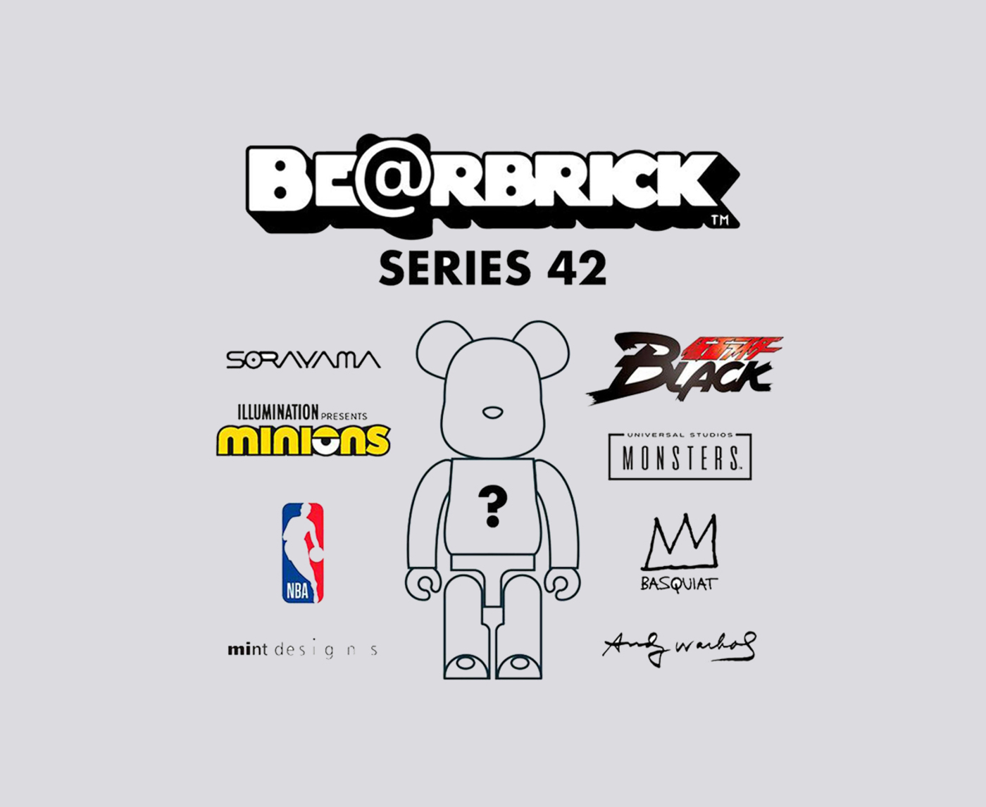 MEDICOM - BE@RBRICK 20TH ANNIVERSARY SERIES 42 - Blind Box - VegNonVeg