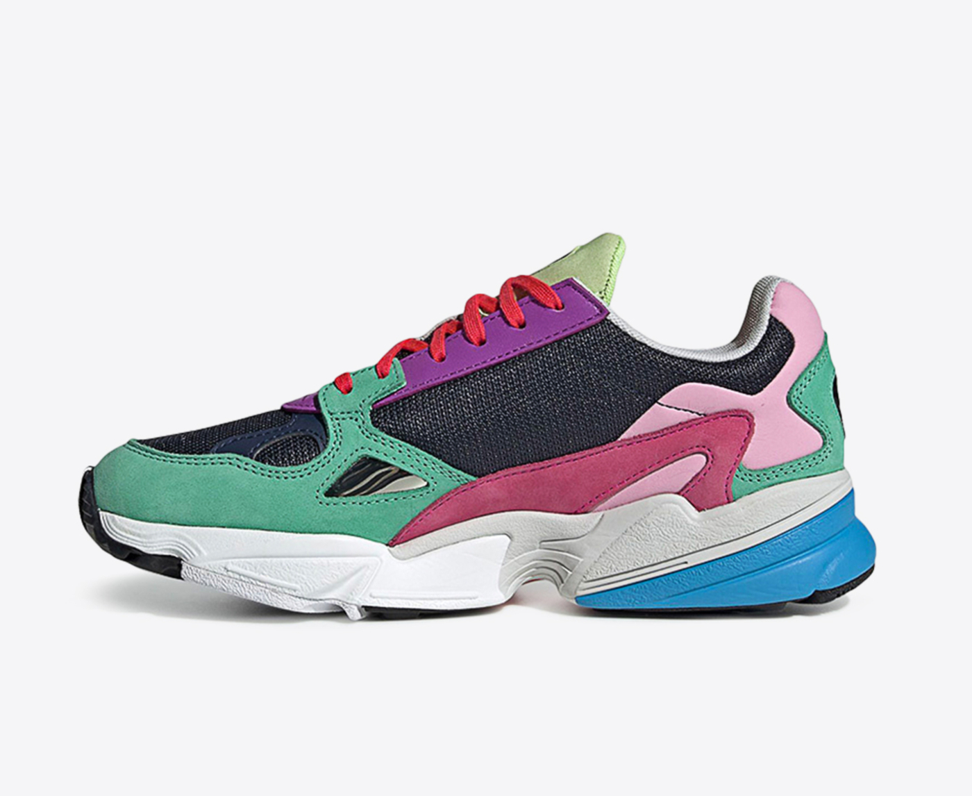 Adidas falcon navy green online