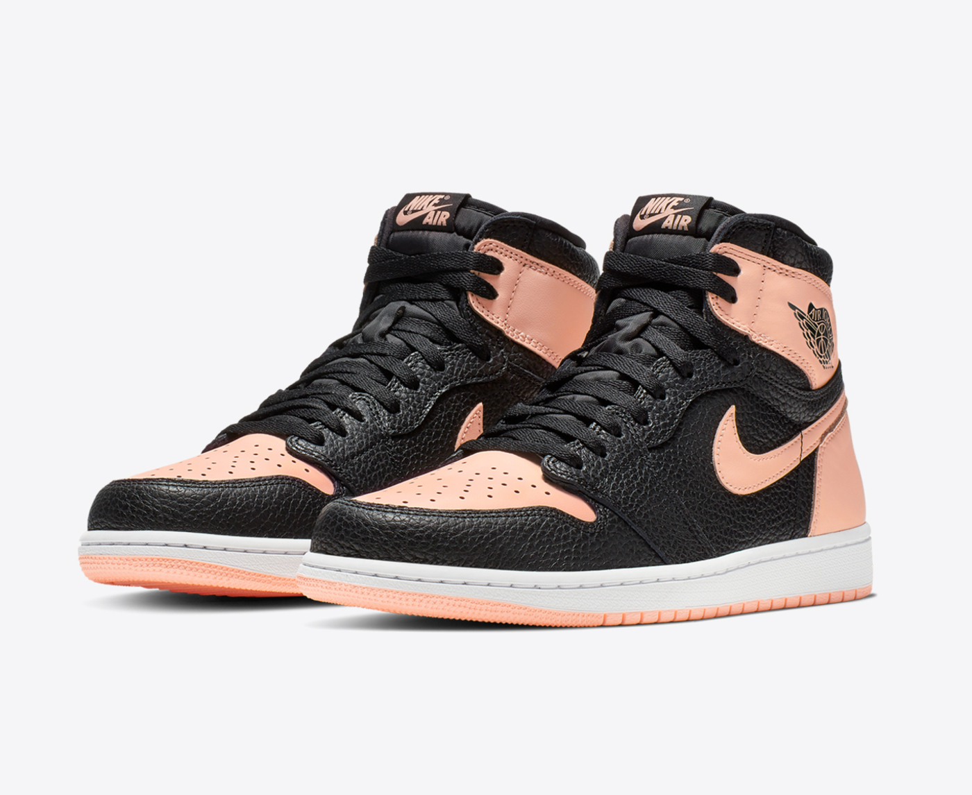 Jordan AIR JORDAN 1 RETRO HIGH OG BLACK CRIMSON TINT WHITE VegNonVeg