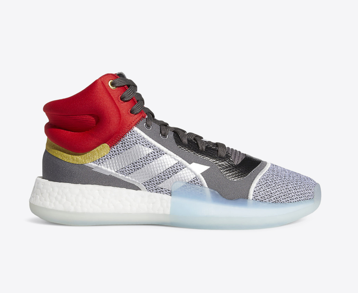 Adidas‎ Marquee Boost Thor Marvel Mens Basketball Shoes Grey Red Gold Sz 9 Adidas Marquee Boost Thor Marvel Mens Basketball... | Depop main image 3
