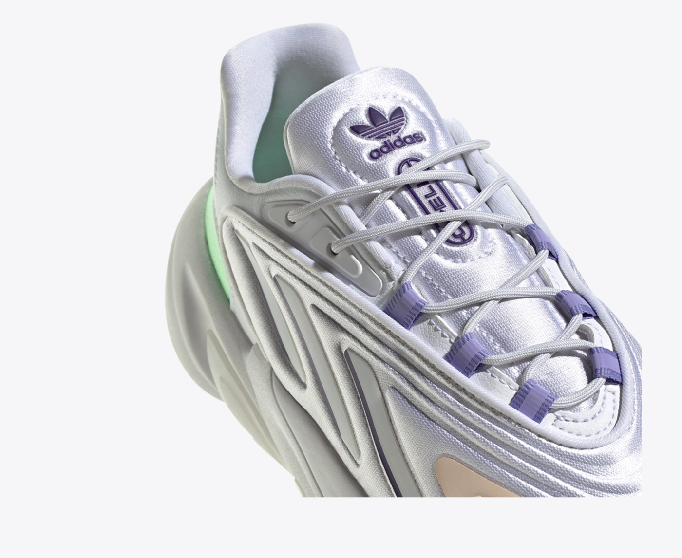 adidas gazelle silver green womens Adidas Women's Ozelia Shoes