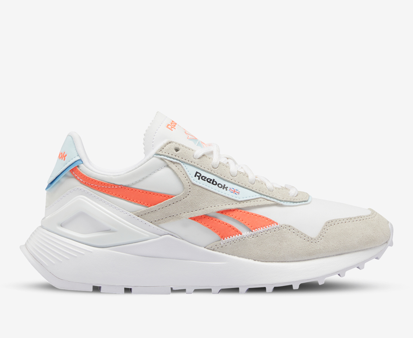 REEBOK Classic Leather Legacy 'White Orange Flare' FY7435 Women's Running  Shoes