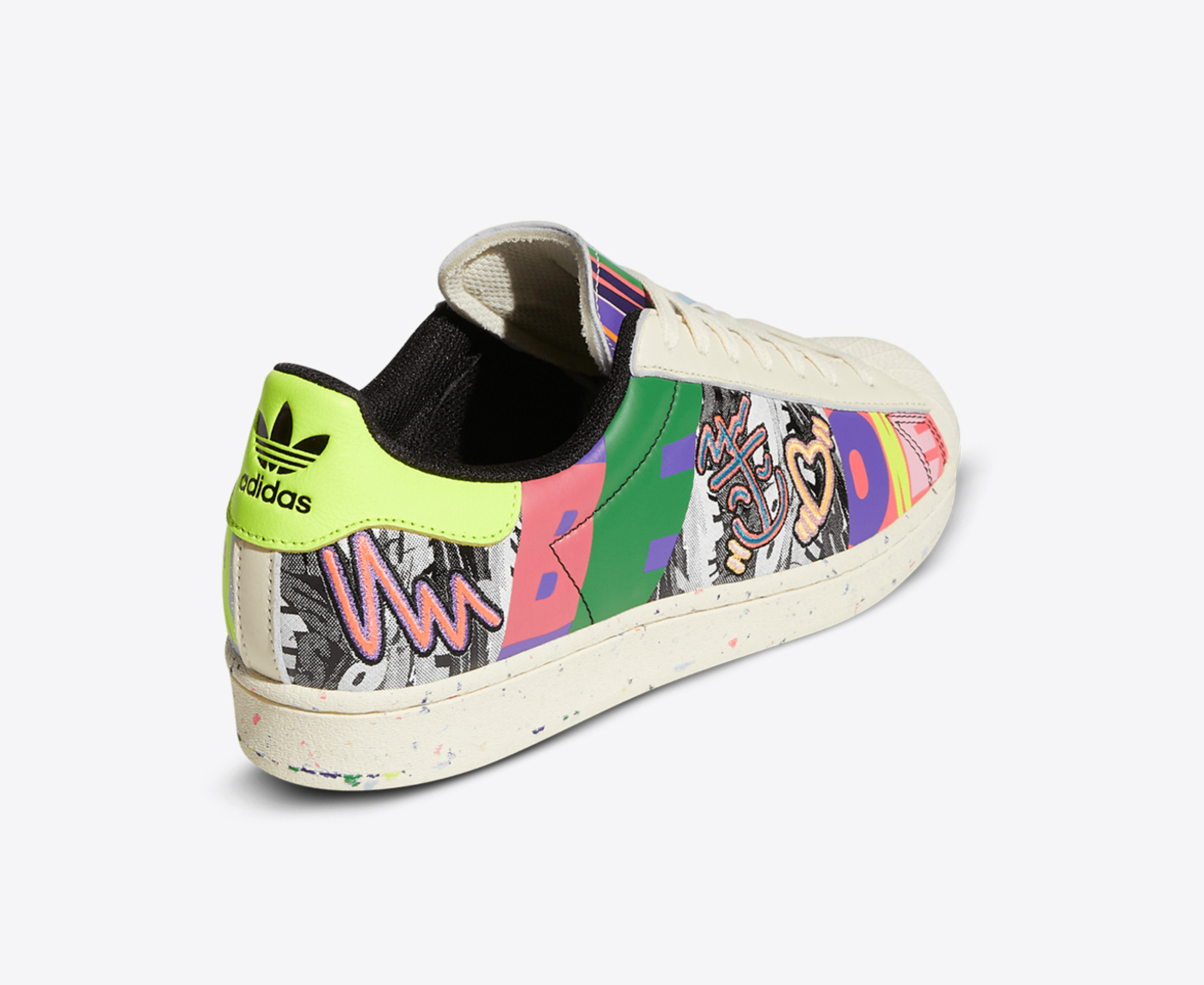 Adidas superstar best sale pride black