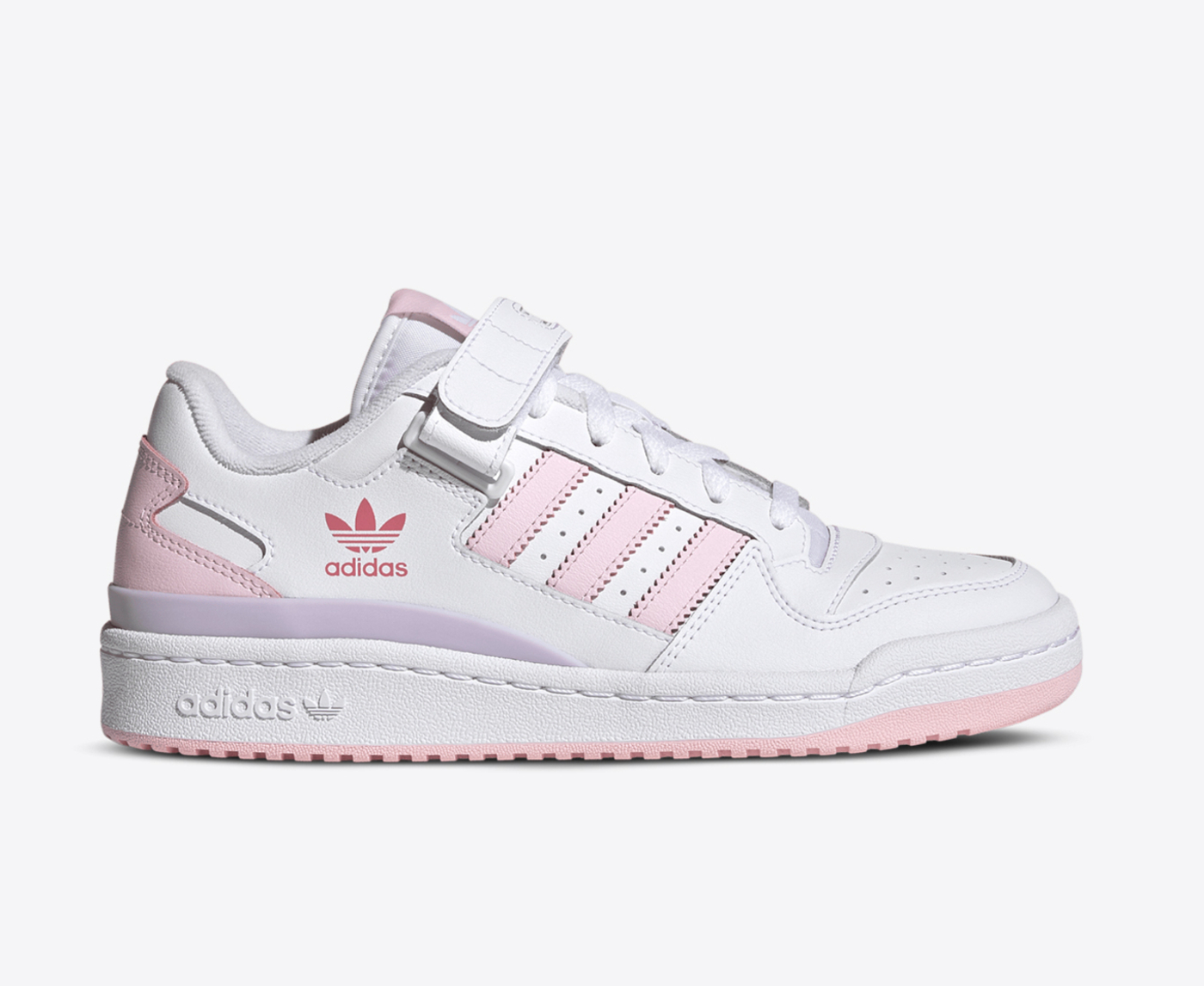 adidas forum exhibit low rose