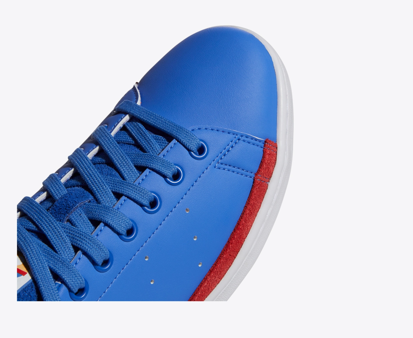 adidas stan smith red white blue