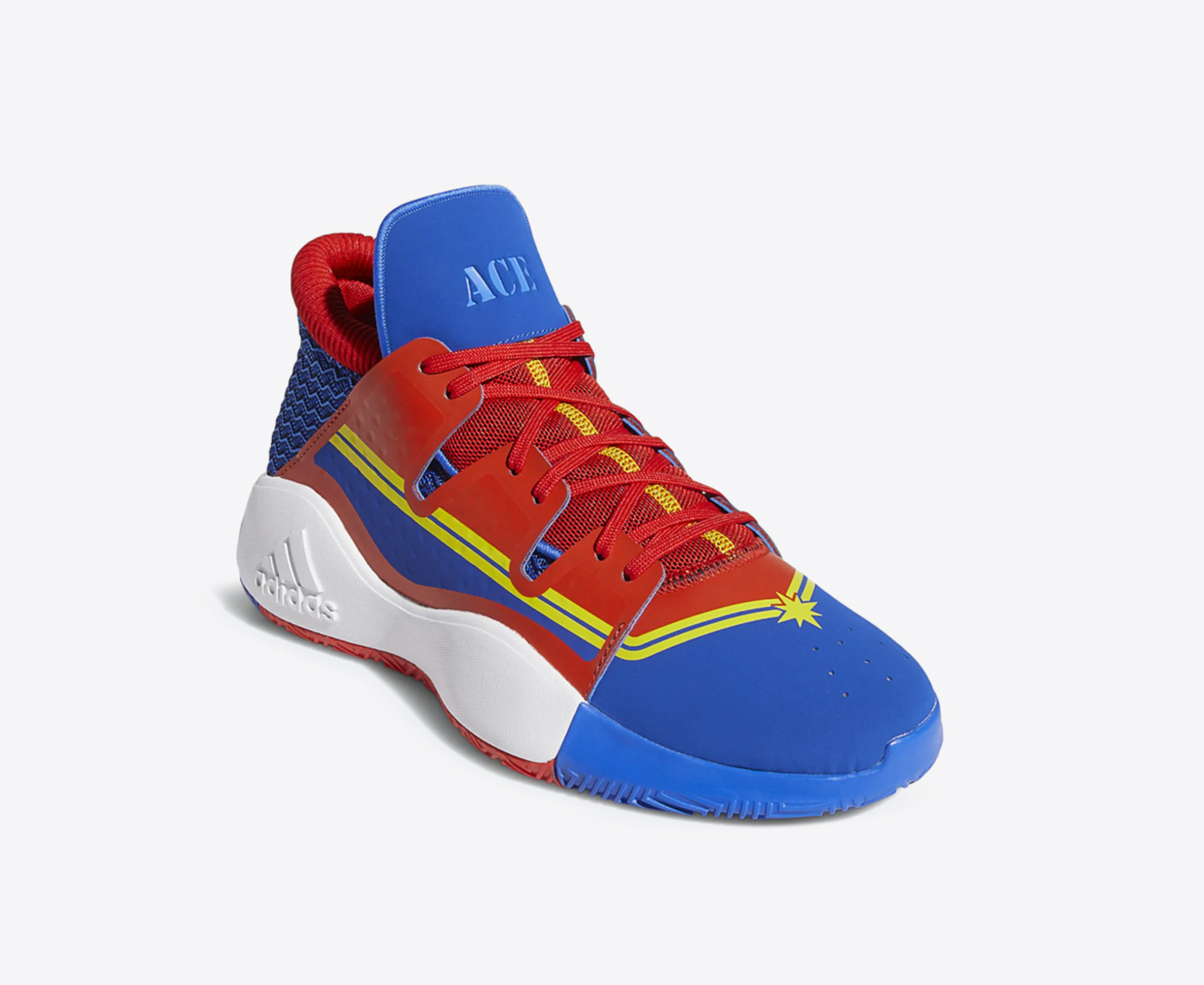 Adidas Marvel Shoes Size 5.5 Captain Marvel Basketball Sneakers Red Blue Captain marvel basketball shoes popular - Official Online Store main image 3