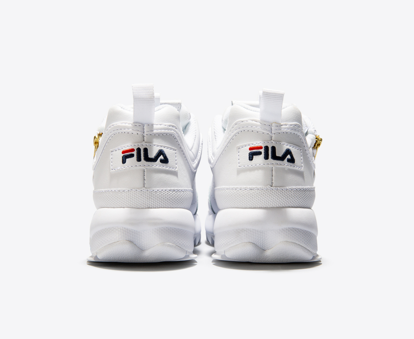 Fila DISRUPTOR II ZIPPER WHITE NAVY RED VegNonVeg