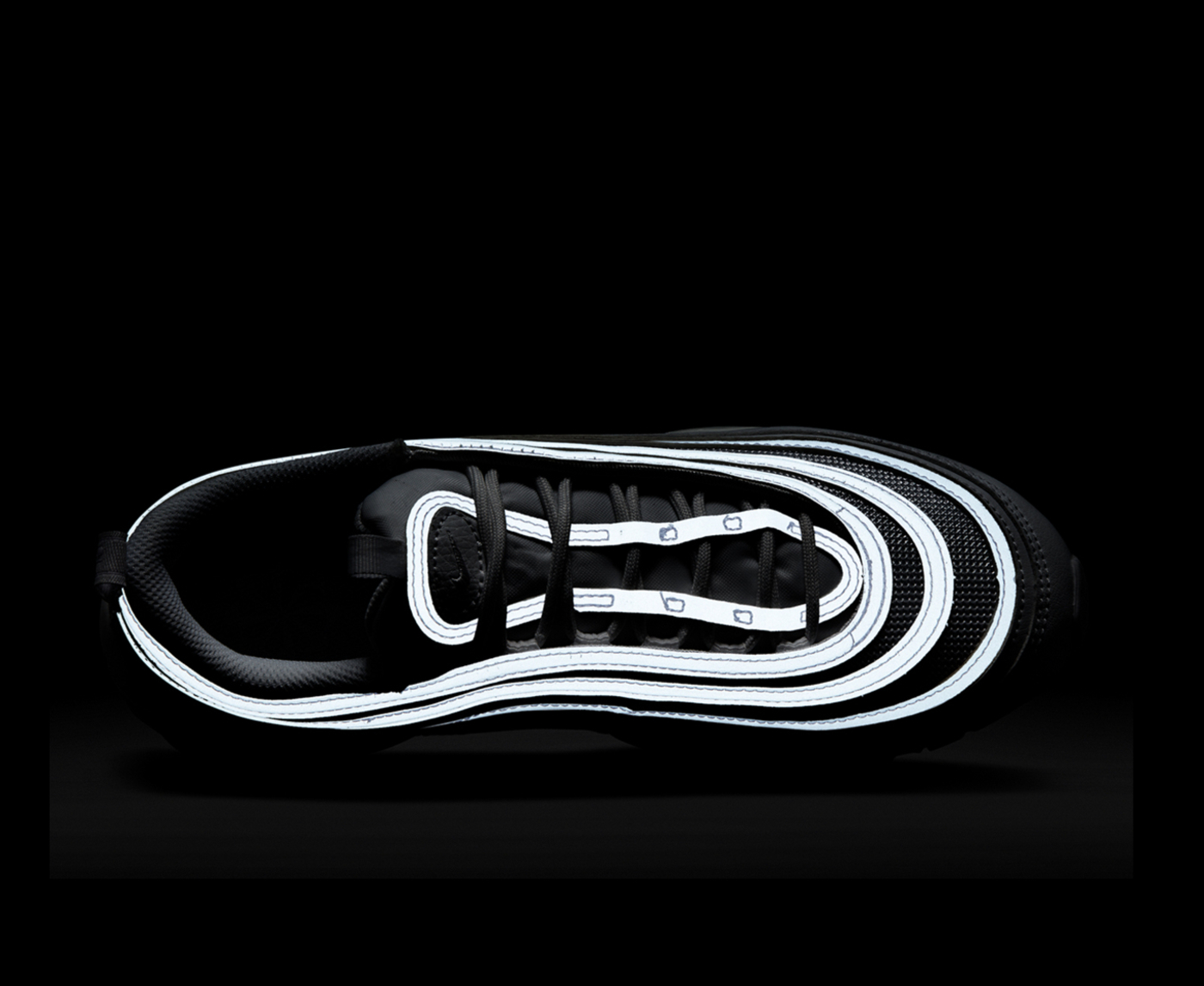 athletic shoes black and white air max 97 womens