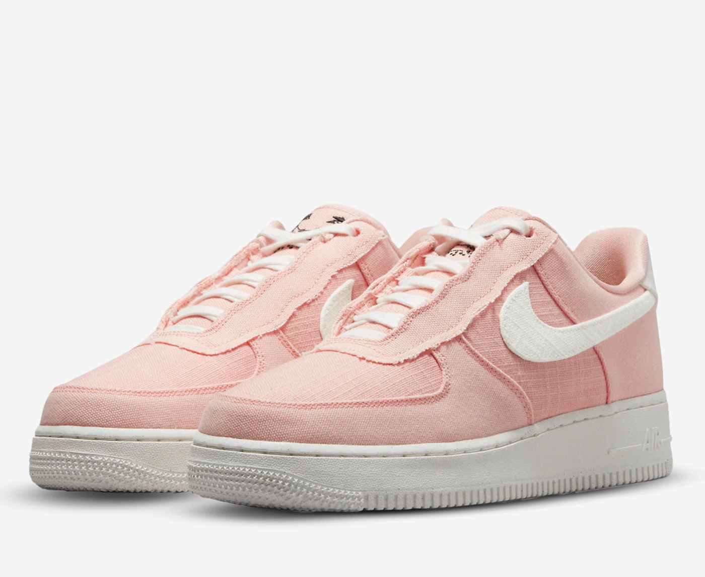 Nike - AIR FORCE 1 '07 PRM NN 'ARCTIC ORANGE/SAIL/VIVID GREEN/BLACK' -  VegNonVeg