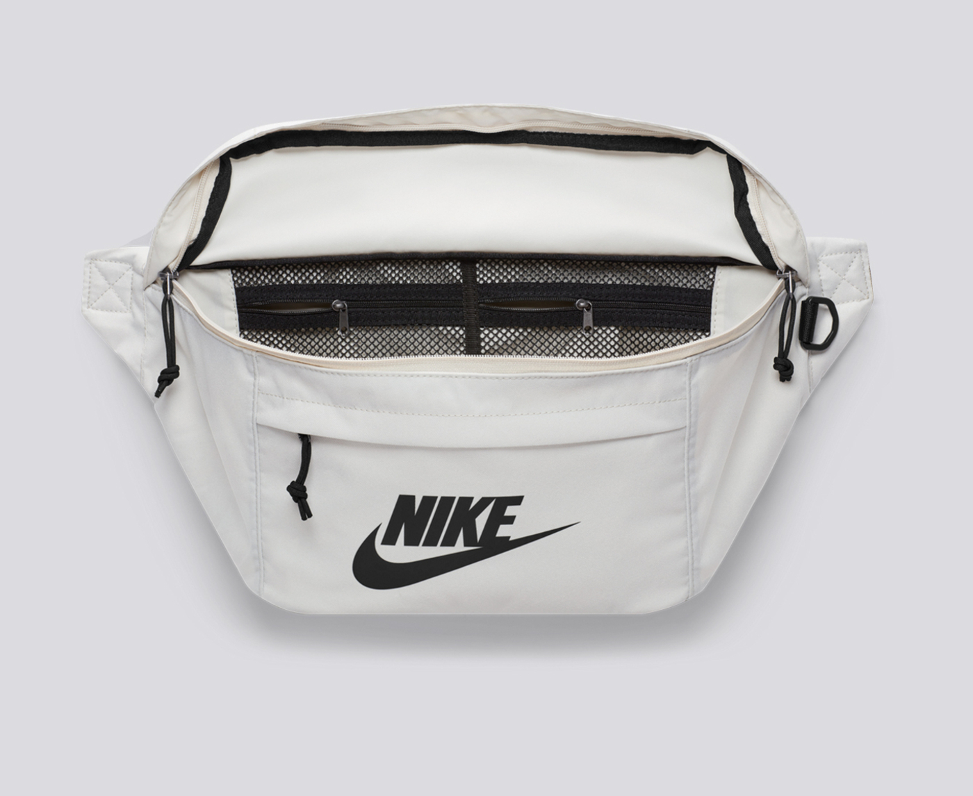 Nike NK TECH HIP PACK LIGHT BONE BLACK BLACK VegNonVeg