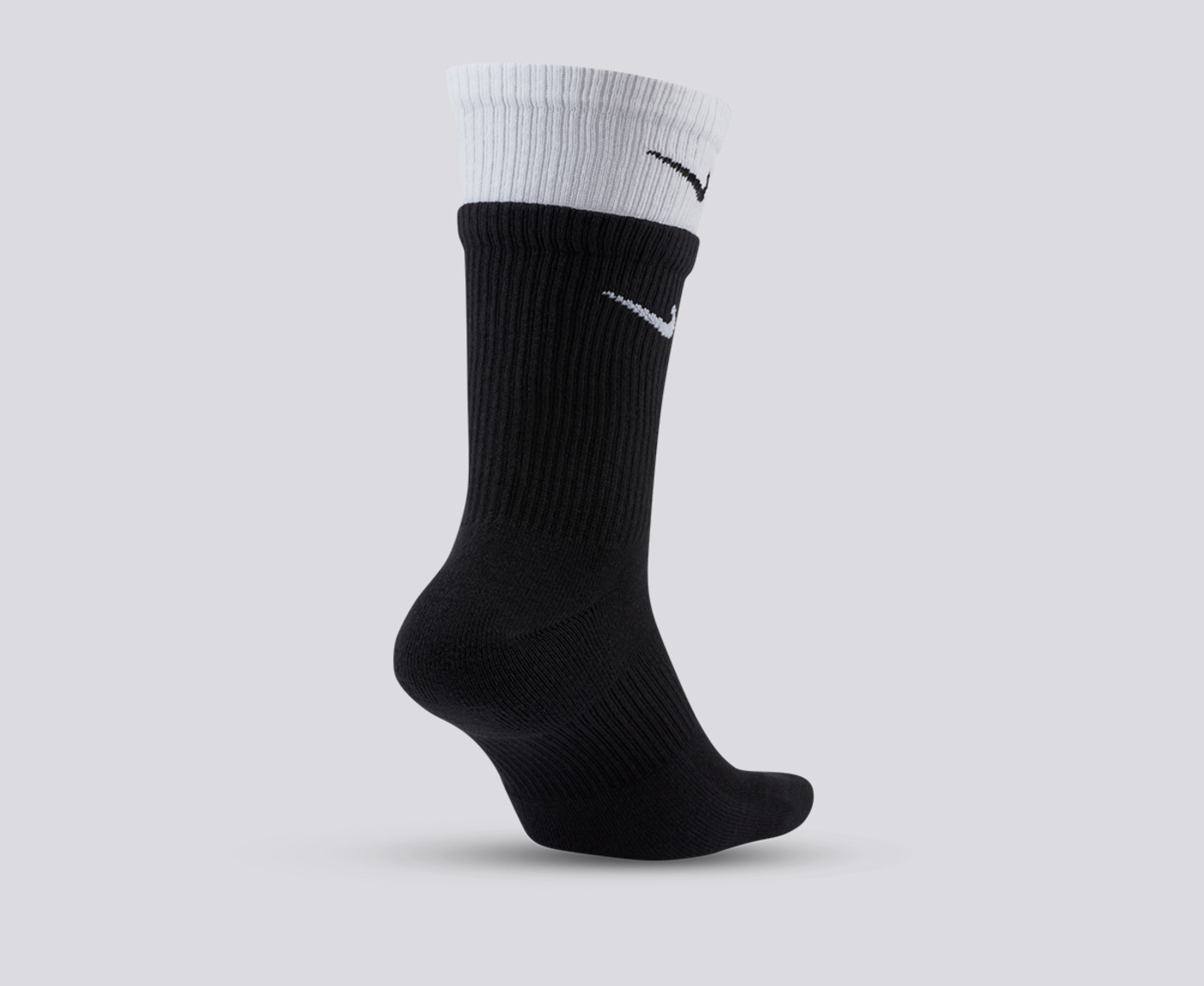 Nike Everyday Cushioned Training Crew Socks (6 Pairs) White - WHITE/BLACK
