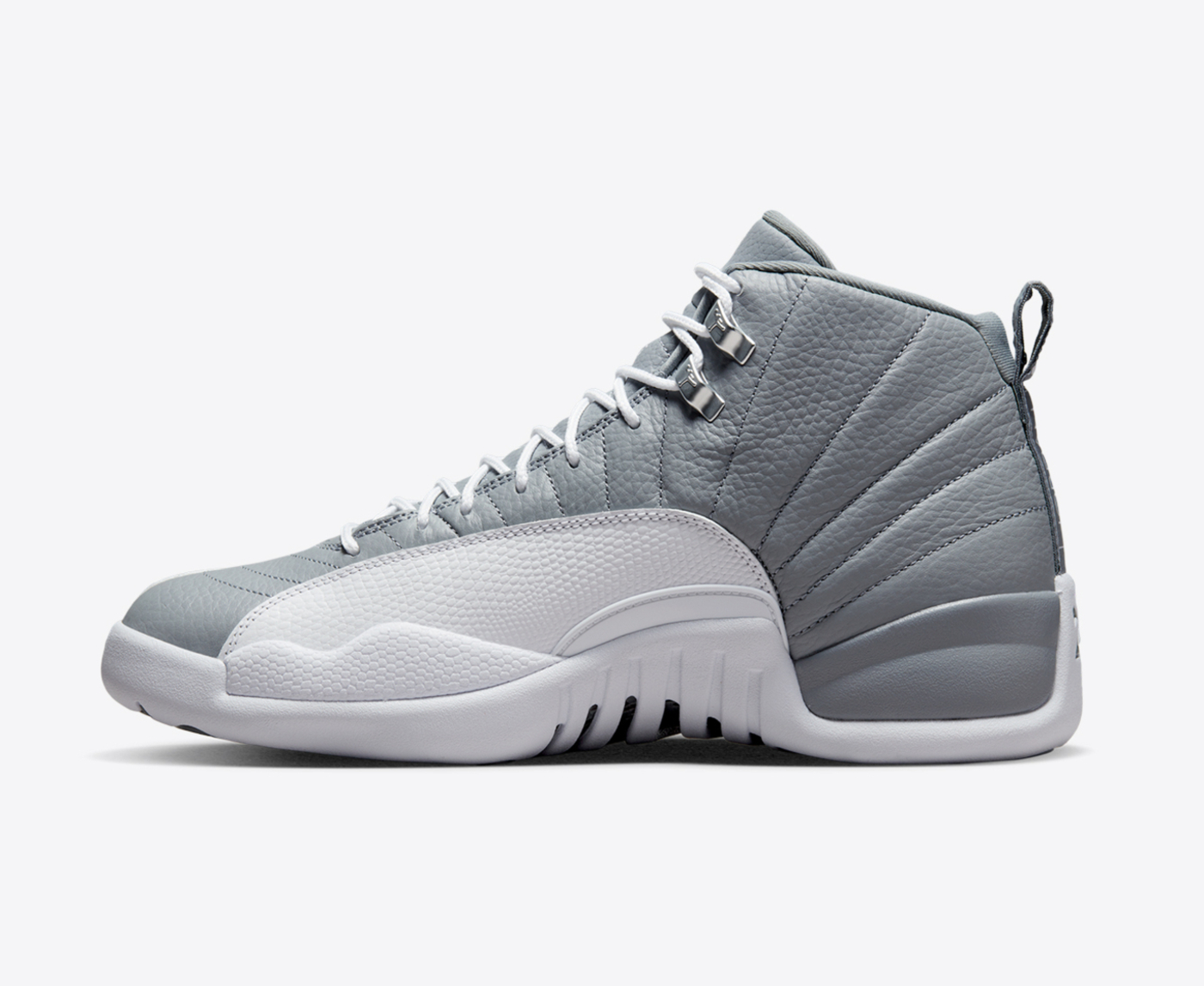 Jordan - AIR JORDAN 12 RETRO 'WHITE/BLACK-VARSITY RED' - VegNonVeg