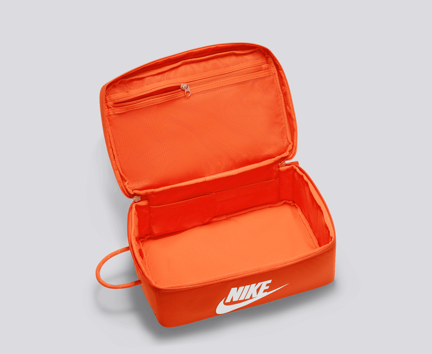 Orange nike shoe store box