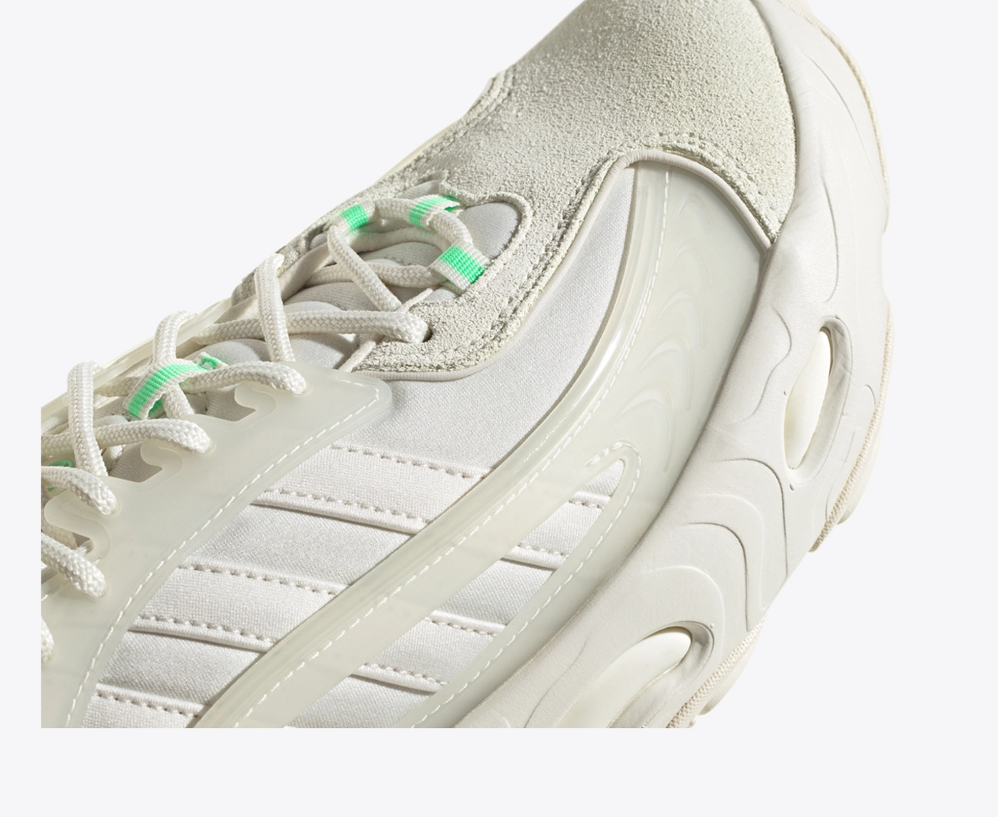 adidas gazelle silver green womens adidas Women's Oznova main image 1