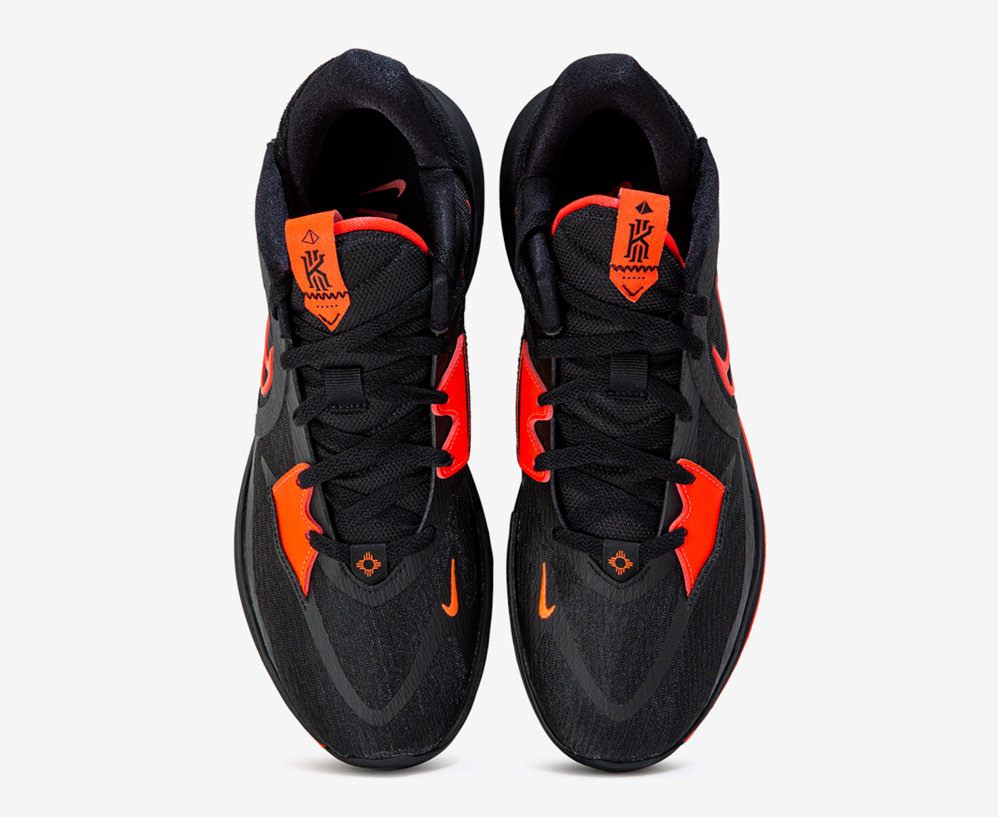 Kyrie 5 black store orange