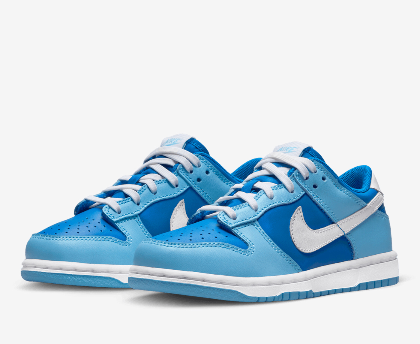 Nike - Dunk Low Younger Kids 'FLASH WHITE/ARGON/BLUE