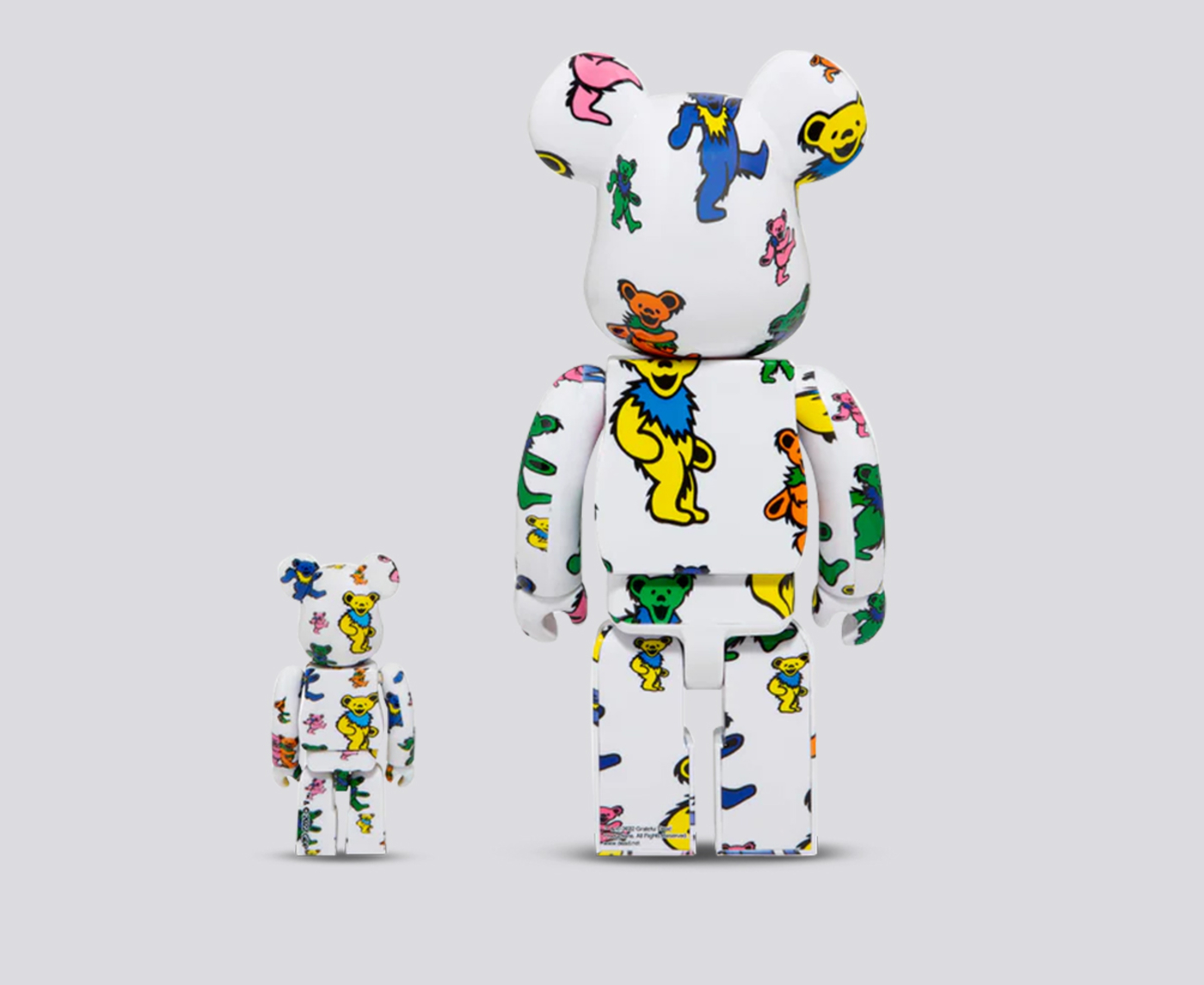 MEDICOM - Buy BEARBRICK GRATEFUL DEAD (DANCING BEAR) 1000% 'MULTI' -  VegNonVeg