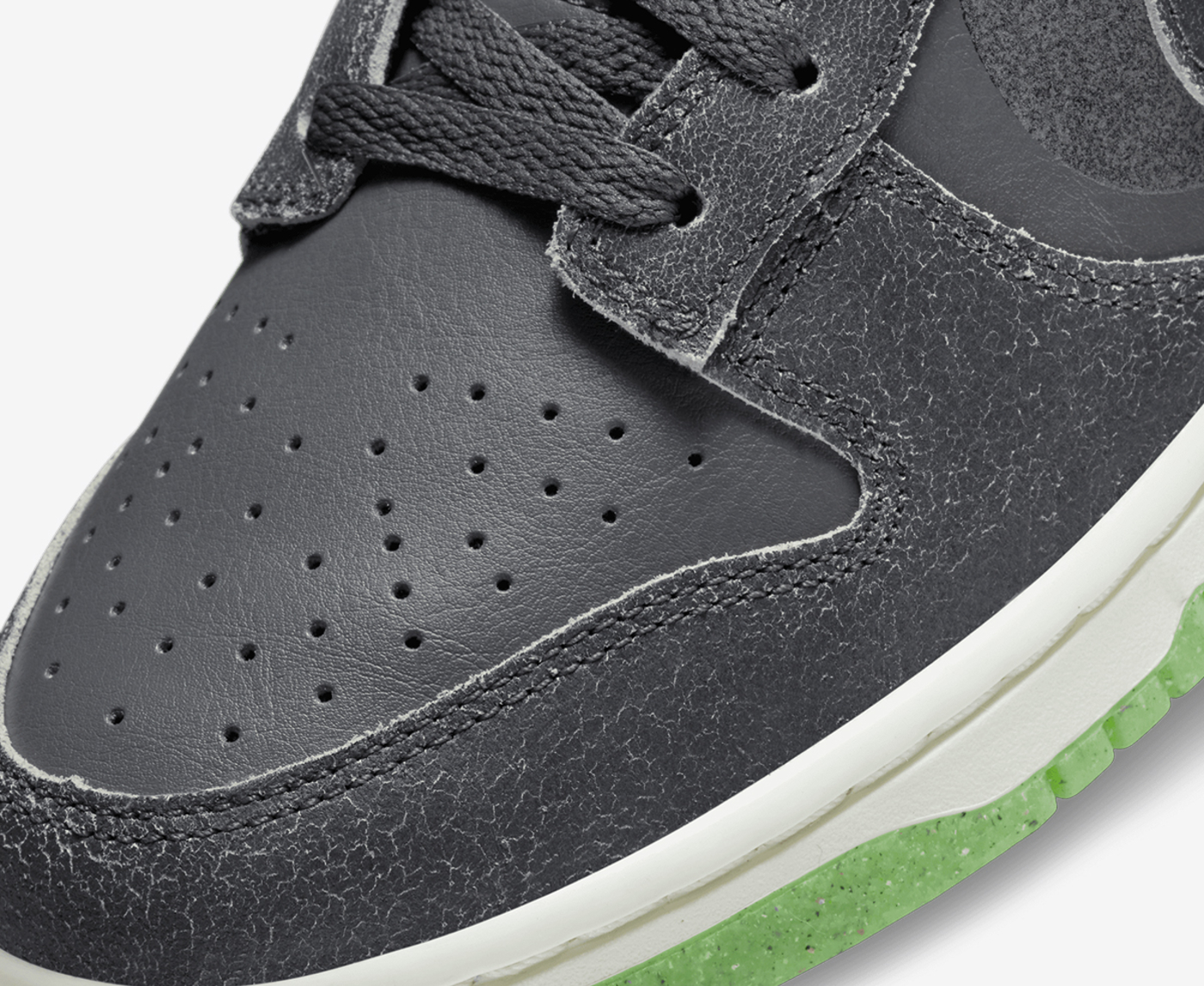 Nike - DUNK LOW RETRO PRM 'IRON GREY/PHANTOM-SCREAM GREEN' - VegNonVeg