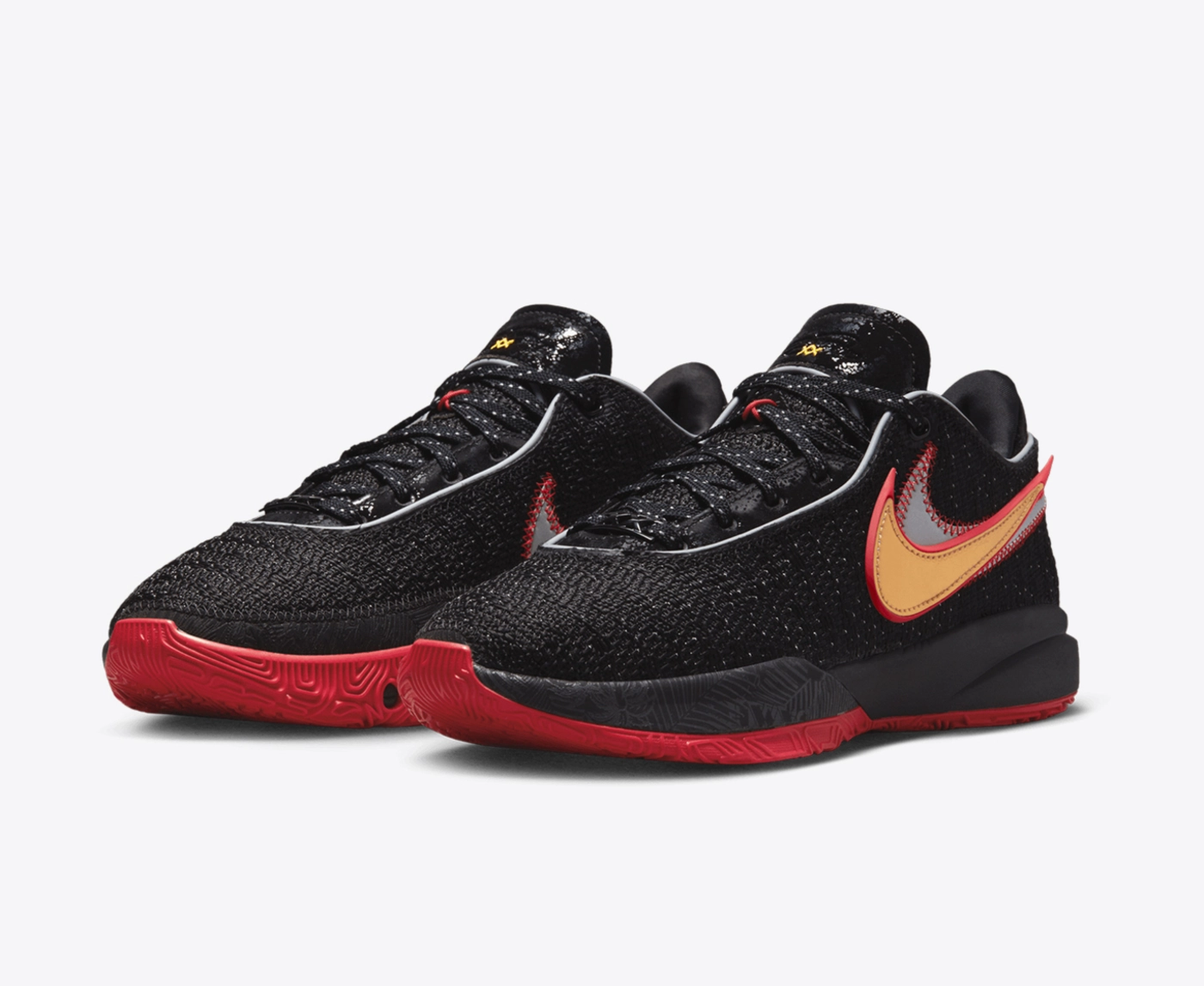 red and black lebron shoes