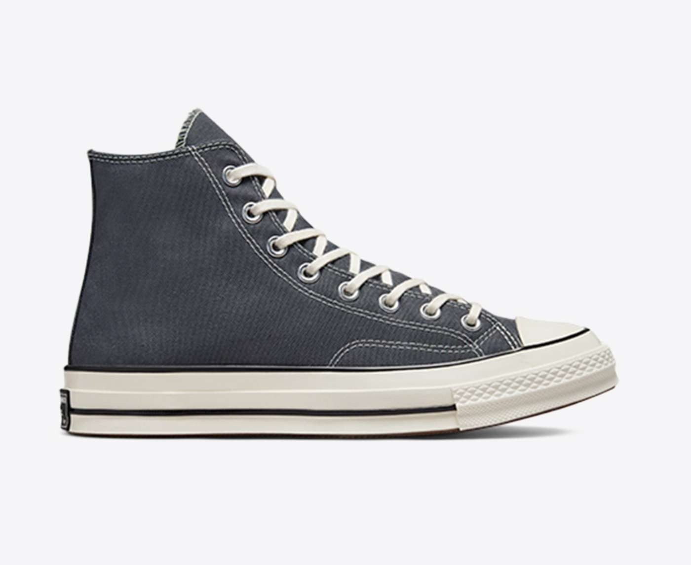 Converse CHUCK 70 HI IRON GREY EGRET BLACK VegNonVeg