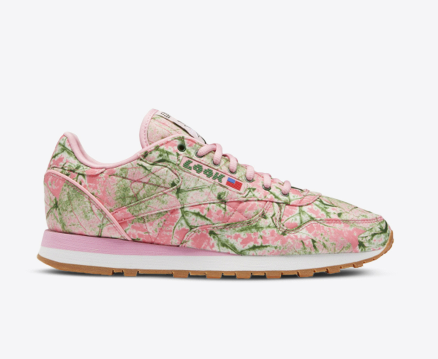 reebok green pink