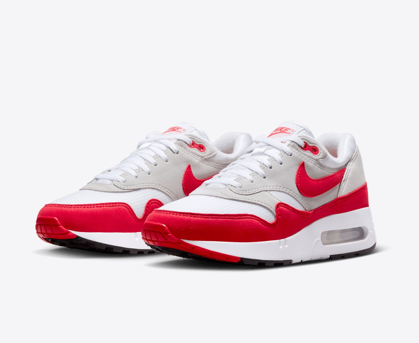 Nike AIR MAX 1 86 WHITE UNIVERSITY RED LIGHT NEUTRAL